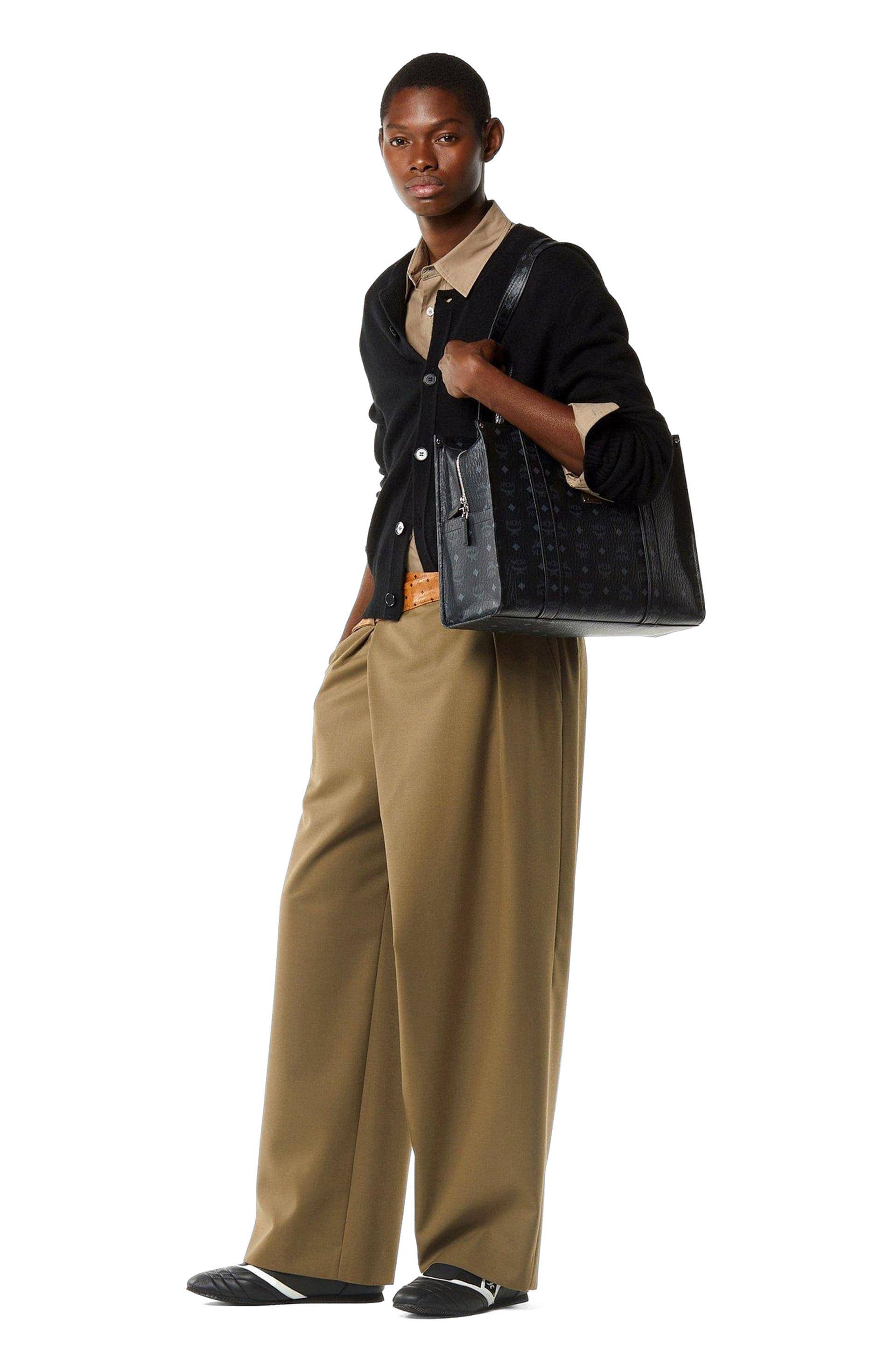 MCM Aren Tote Women's bags One Size Black Nylon New