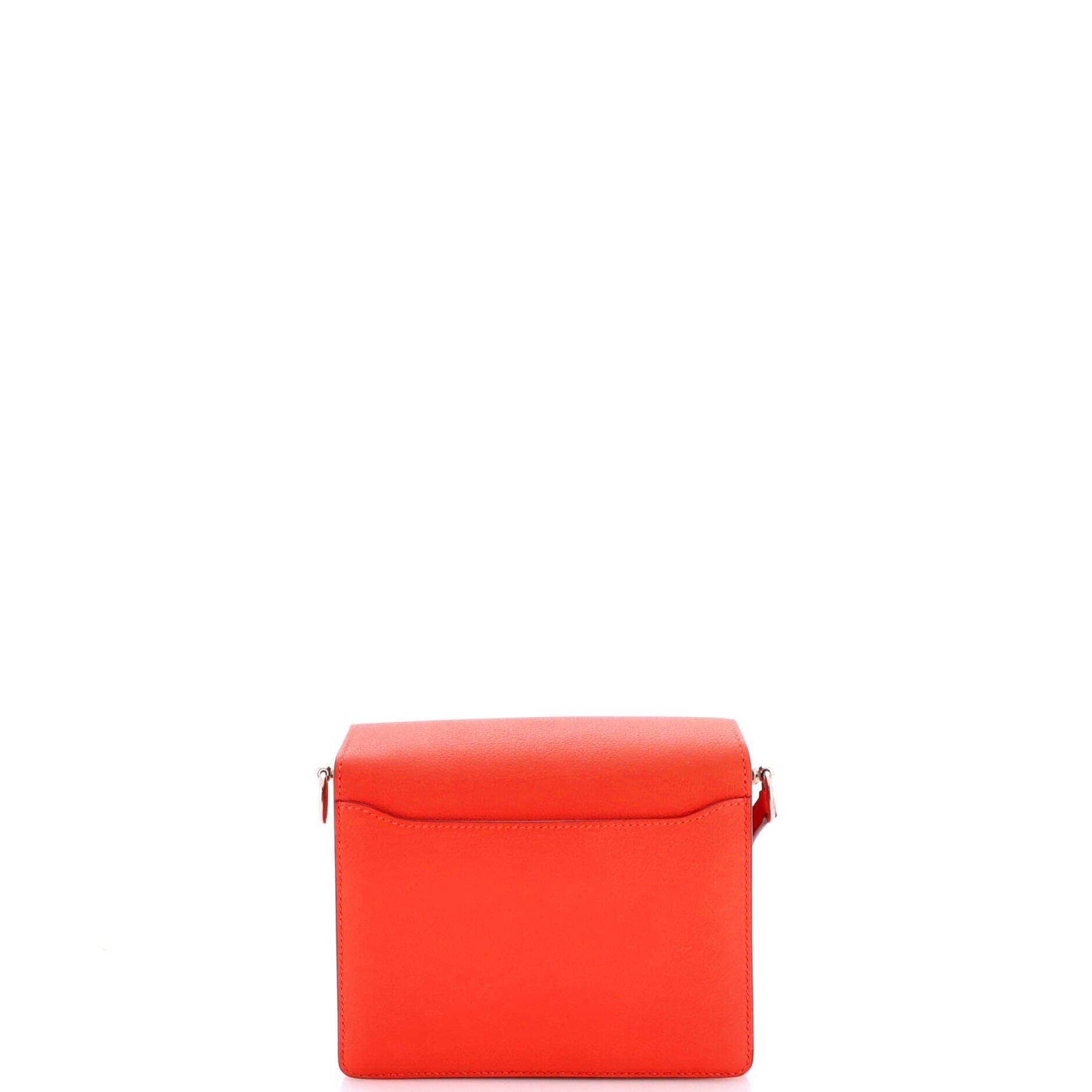 Hermès Roulis Shoulder Bag Women's bags Unspecified Rouge H Evercolor Gold New