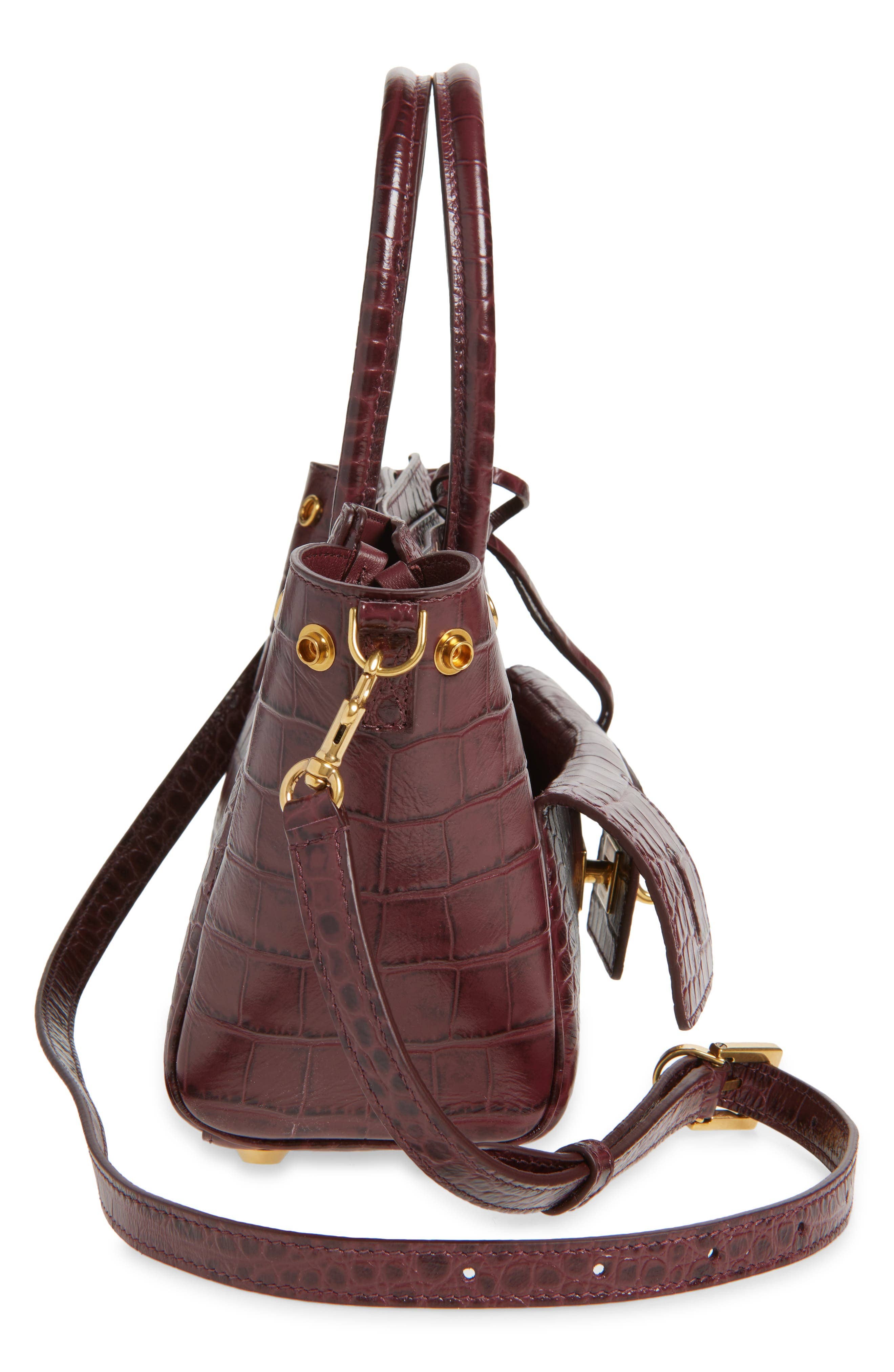 Balenciaga Bel Air Women's bags Small Dark Burgundy Calfskin New