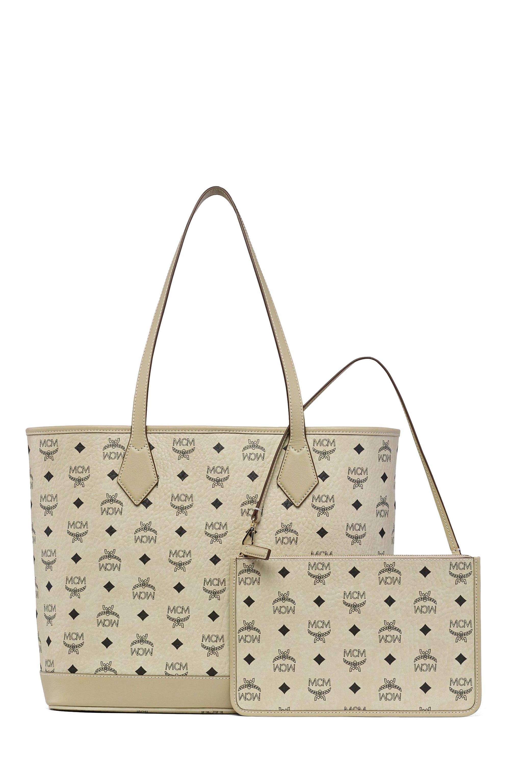 MCM Liz Shopper Women's bags Beige Visetos New Liz Shopper Small New