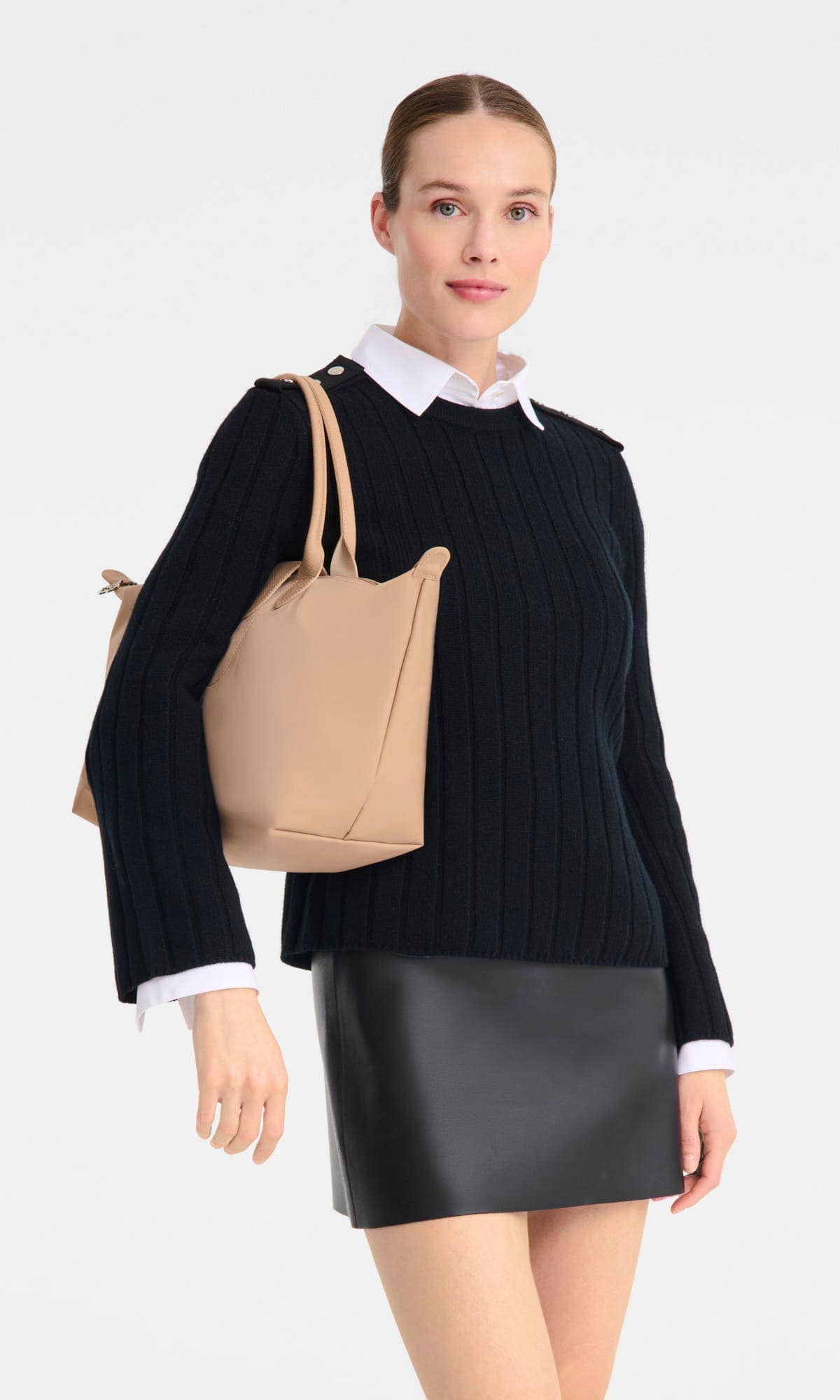 Longchamp Le Pliage One Shoulder Bag Women's bags Large Beige New
