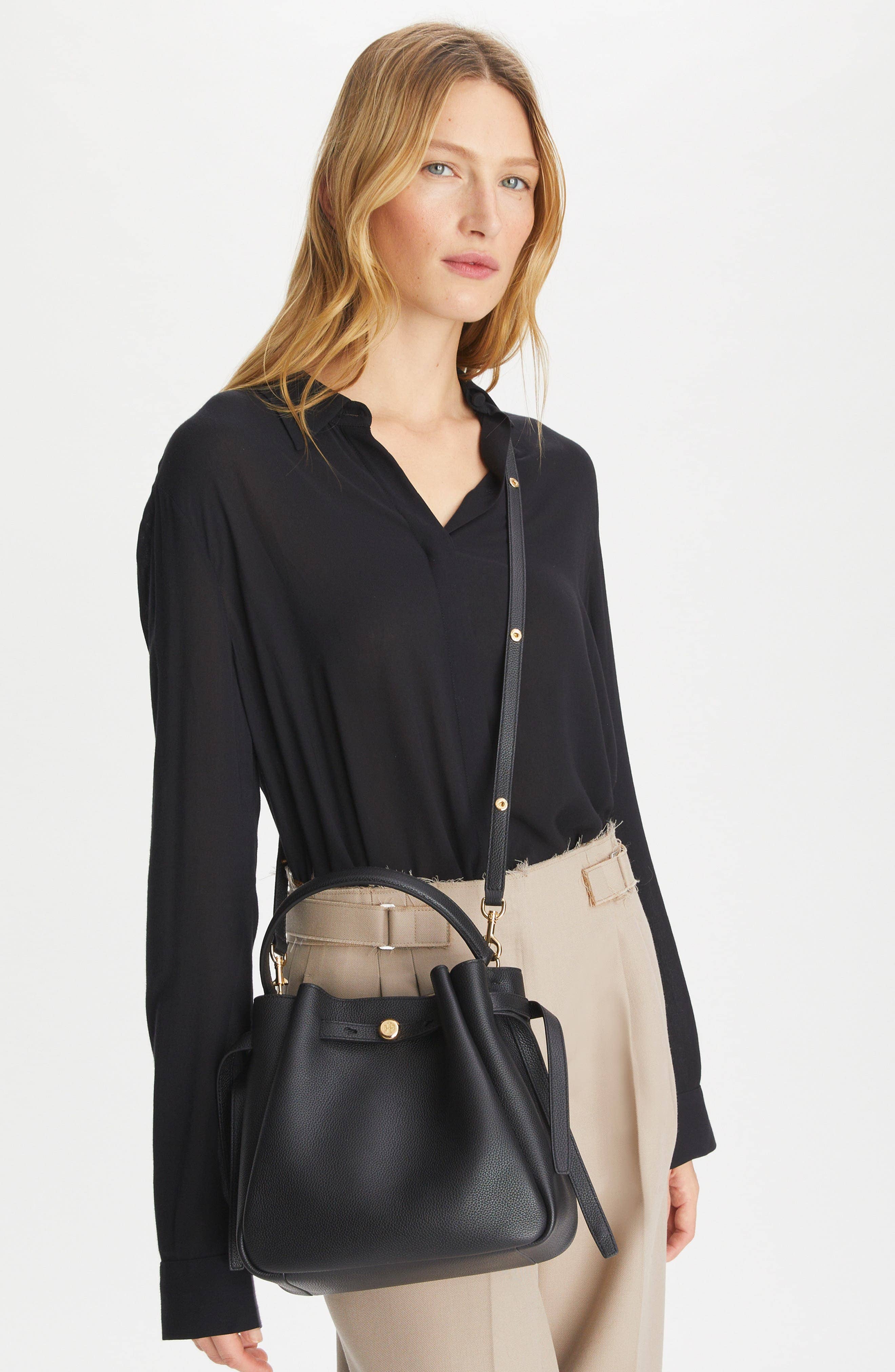 Tory Burch Romy Bucket Bag Women's bags Unspecified Suede New