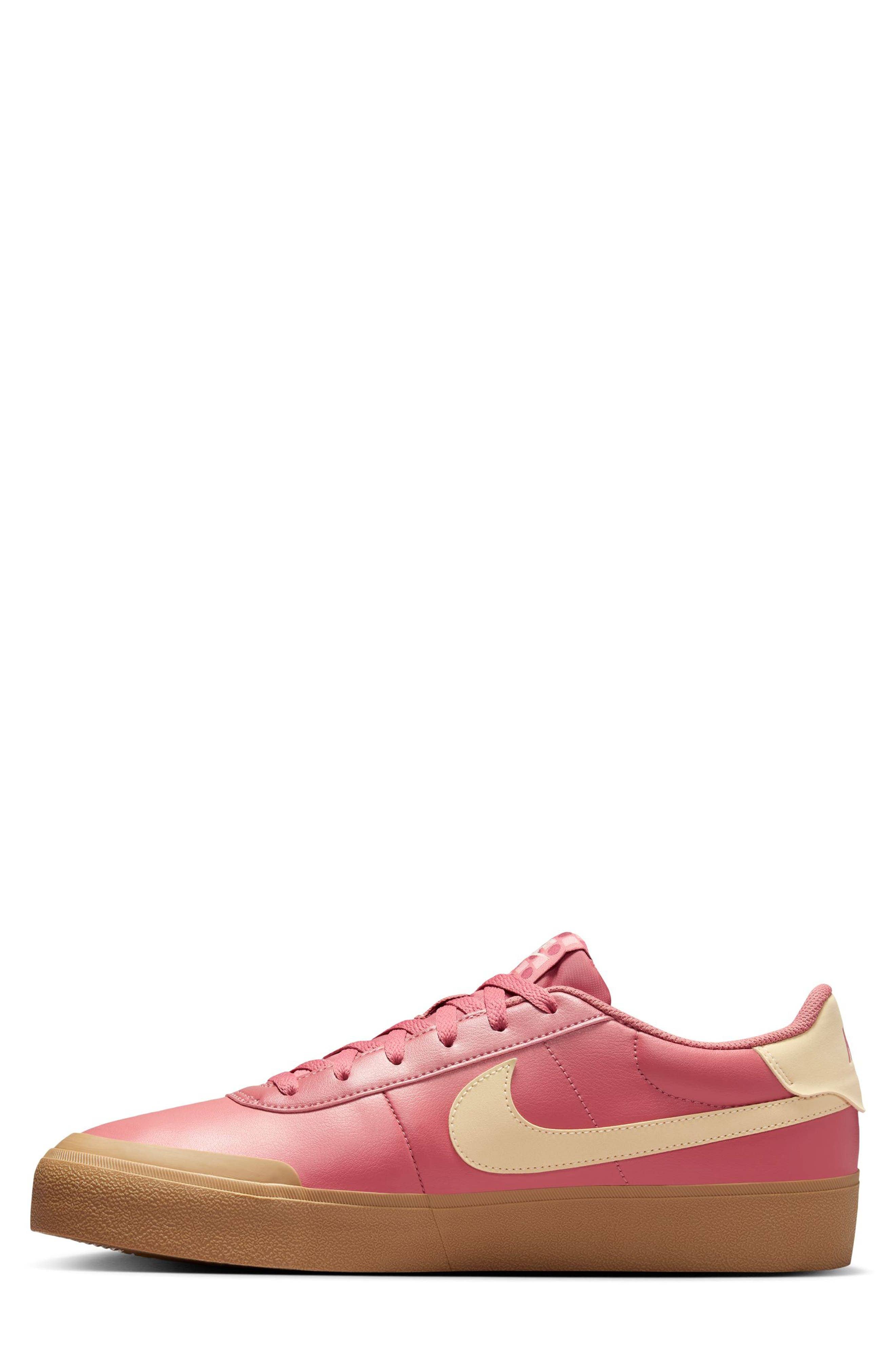 Nike Court Shot Sneaker Pink Full Size Run New