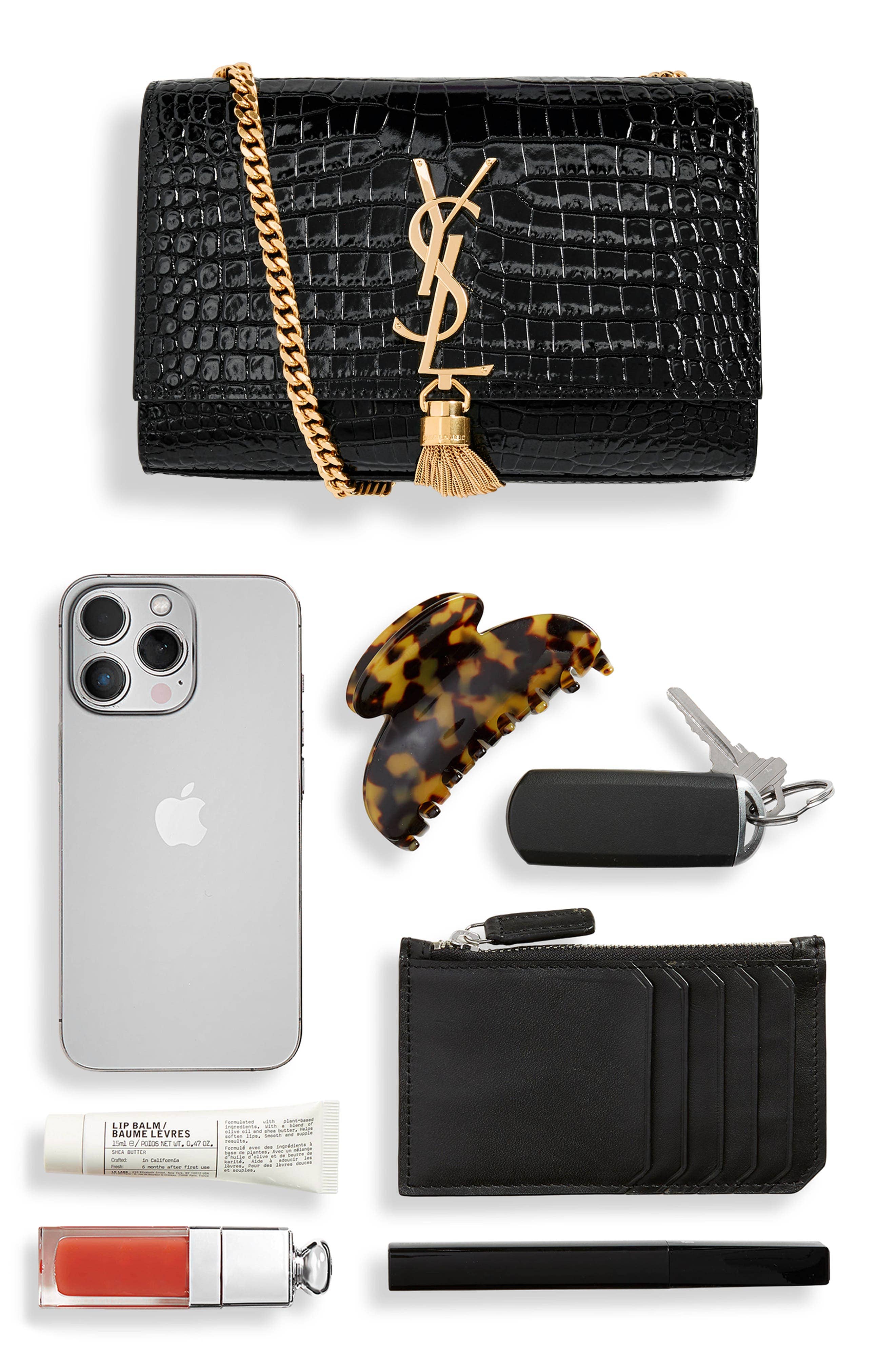 Saint Laurent Kate Shoulder Bag Women's bags Small Black Unspecified Gold New