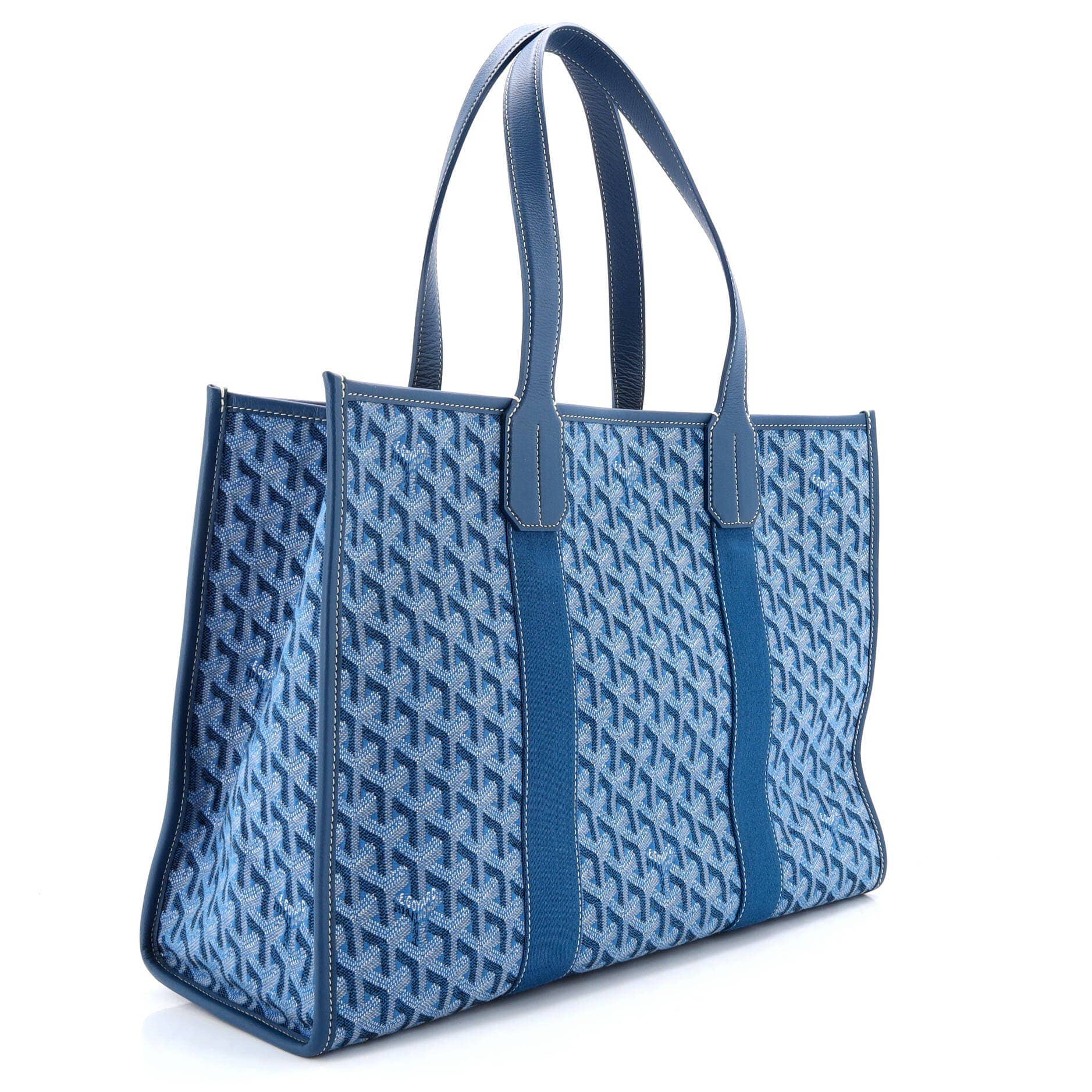 Goyard Villette Tote Women's bags MM Blue Goyardine (Coated Canvas) New