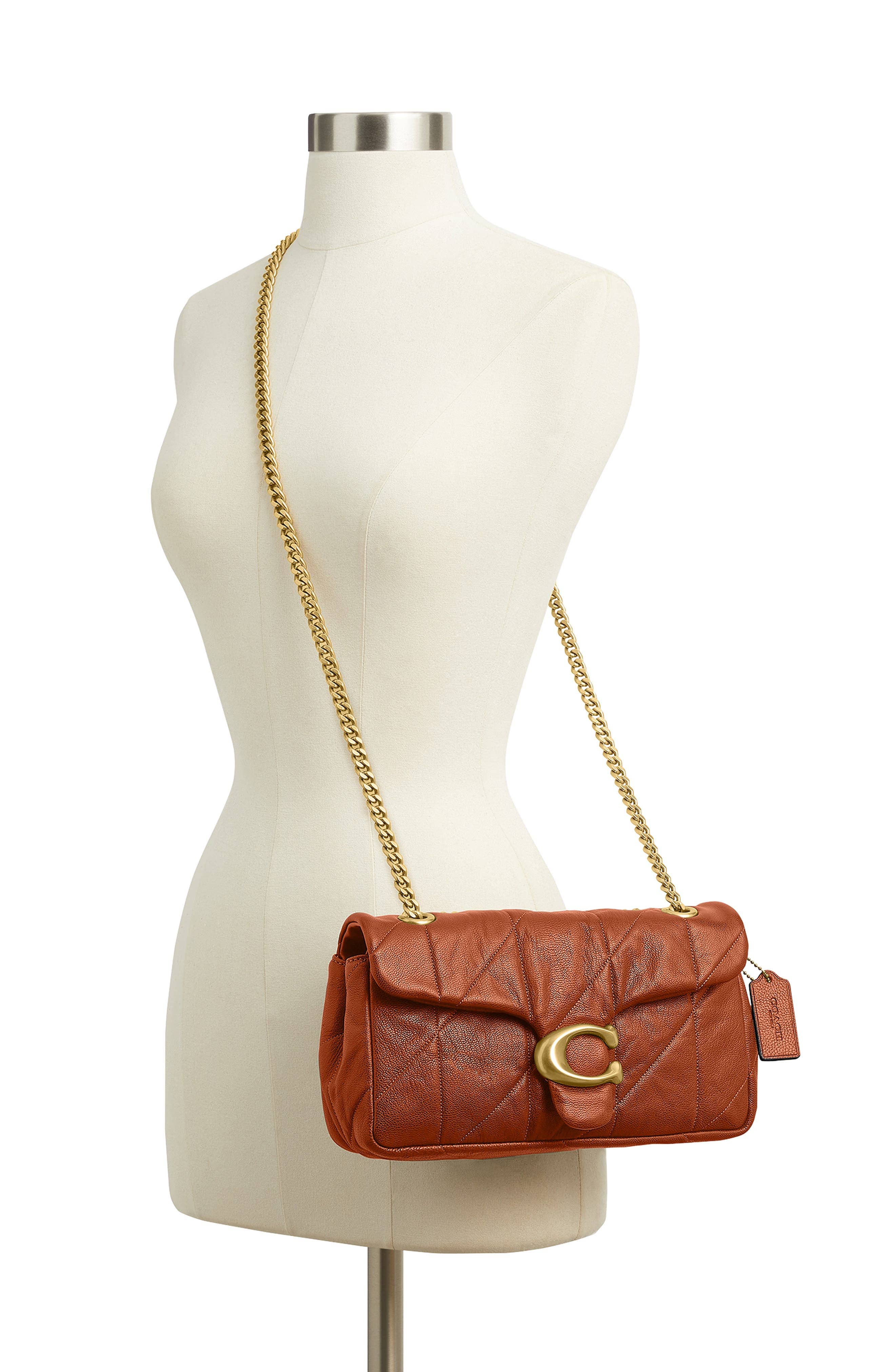 Coach Tabby Women's bags Shoulder 26 Brown Quilted New