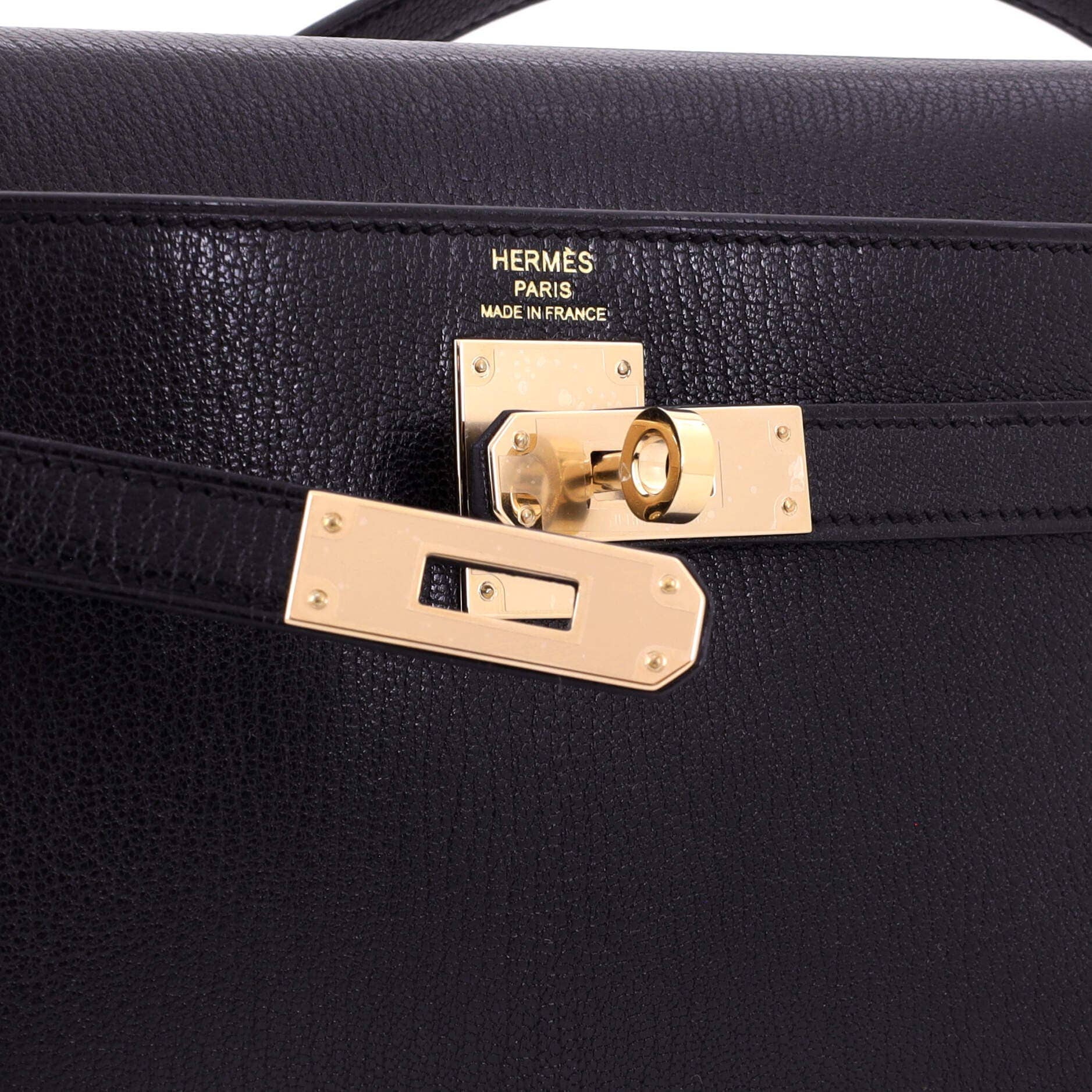 Hermès Kelly Elan Women's bags Black Chevre Chamkila Unspecified New