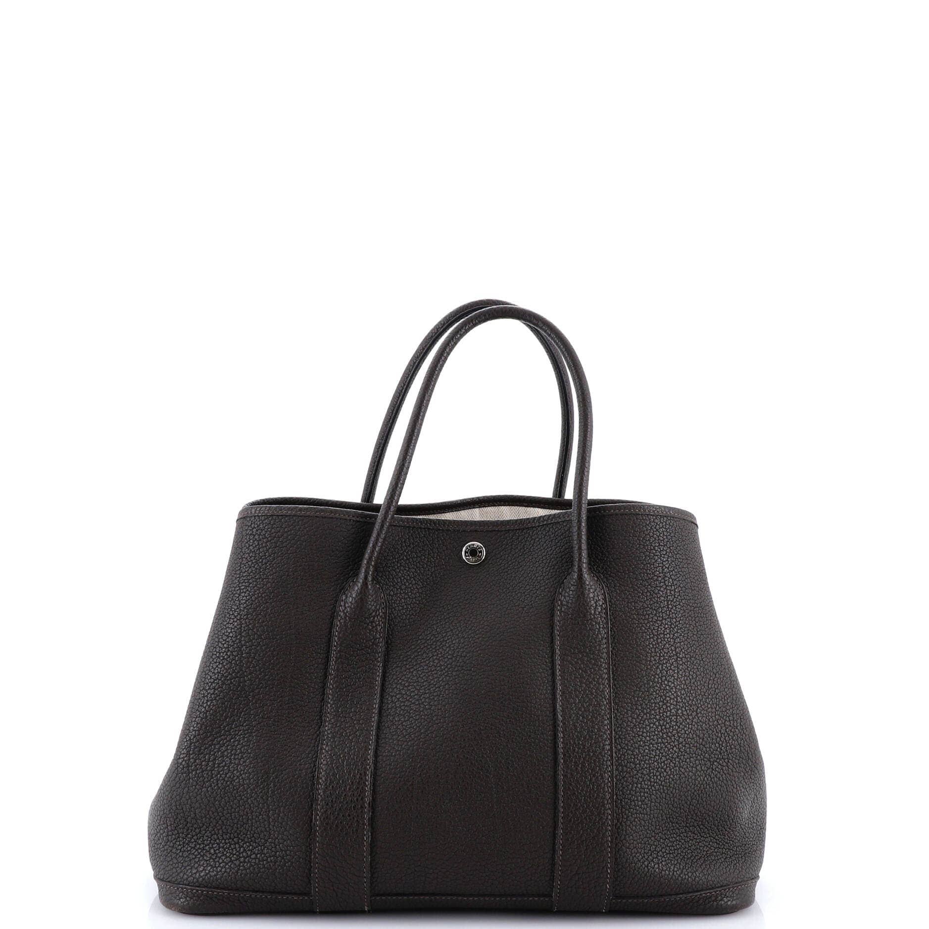 Hermès Garden Party Tote Women's bags Unspecified Toile & Leather Palladium New