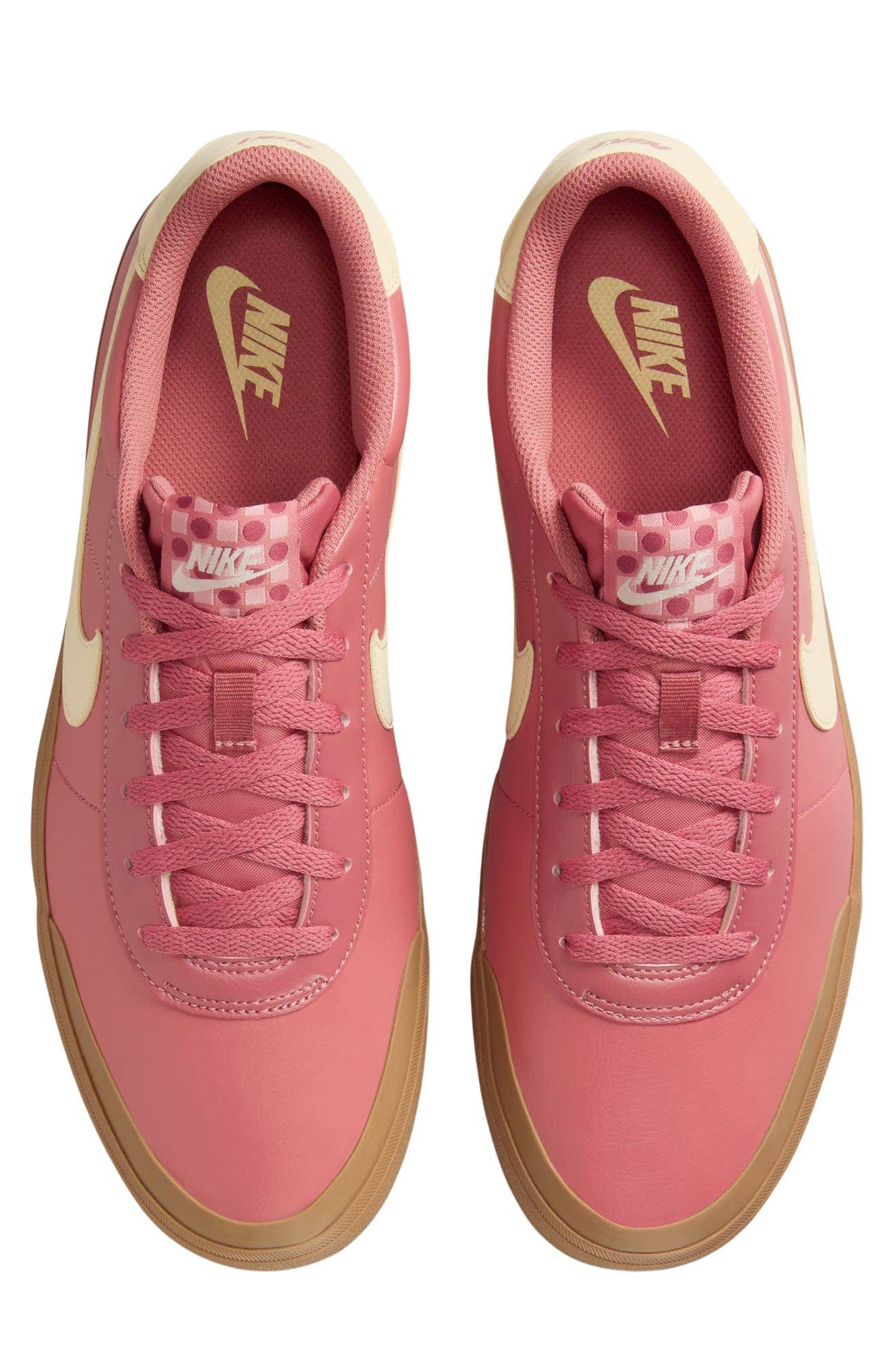 Nike Court Shot Sneaker Pink Full Size Run New