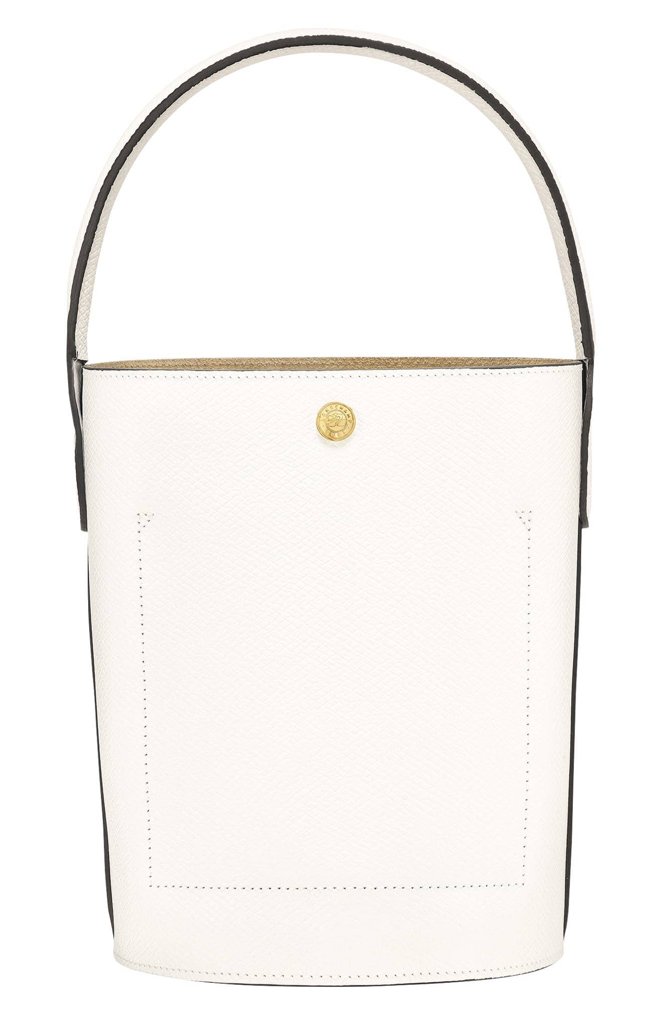 Longchamp Épure Bucket Bag Women's bags Small White Calfskin New