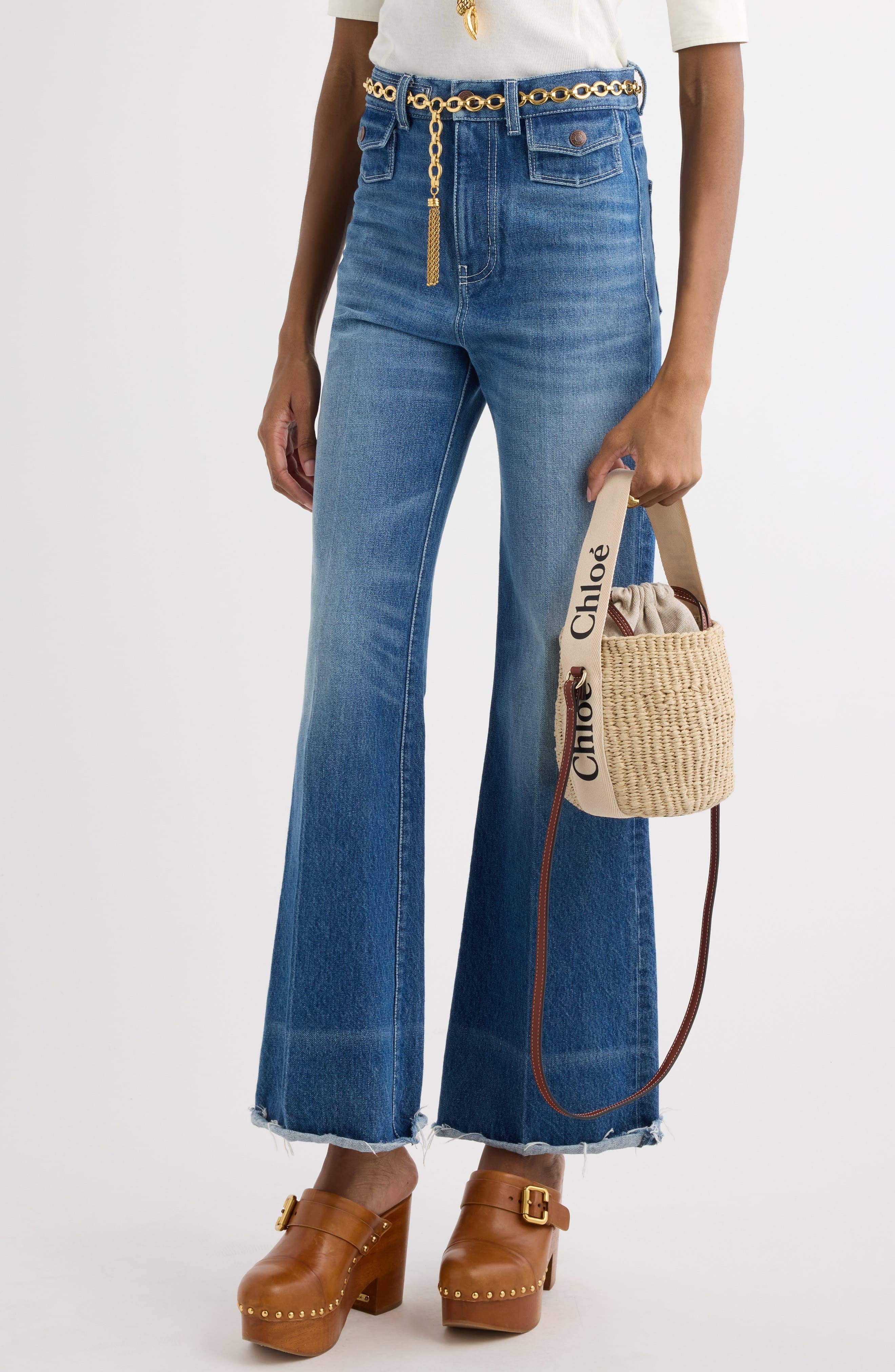 Chloé Woody Bucket Bag Women's bags Small Black Unspecified New
