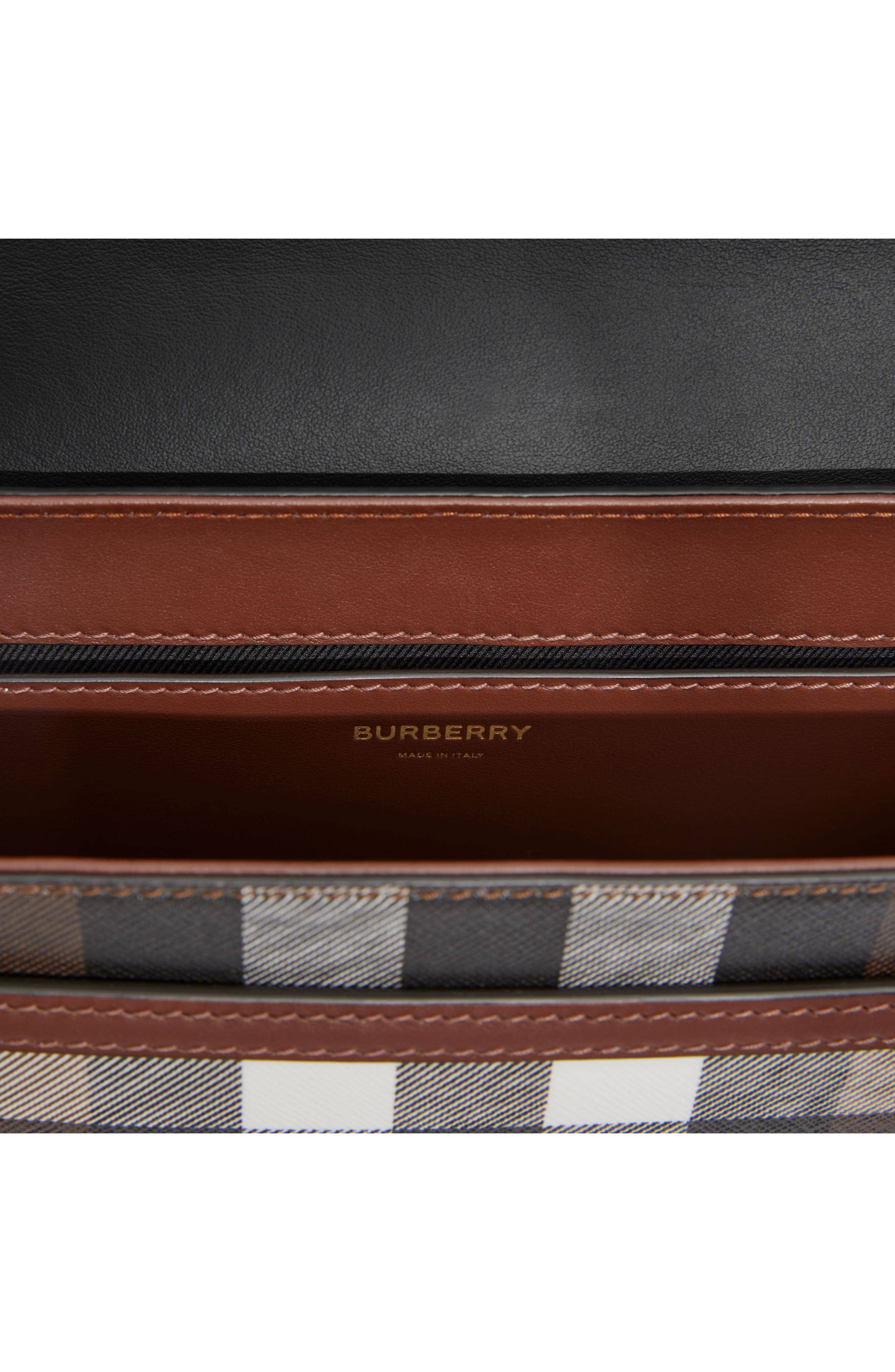 Burberry Note Women's bags Medium Check Canvas New
