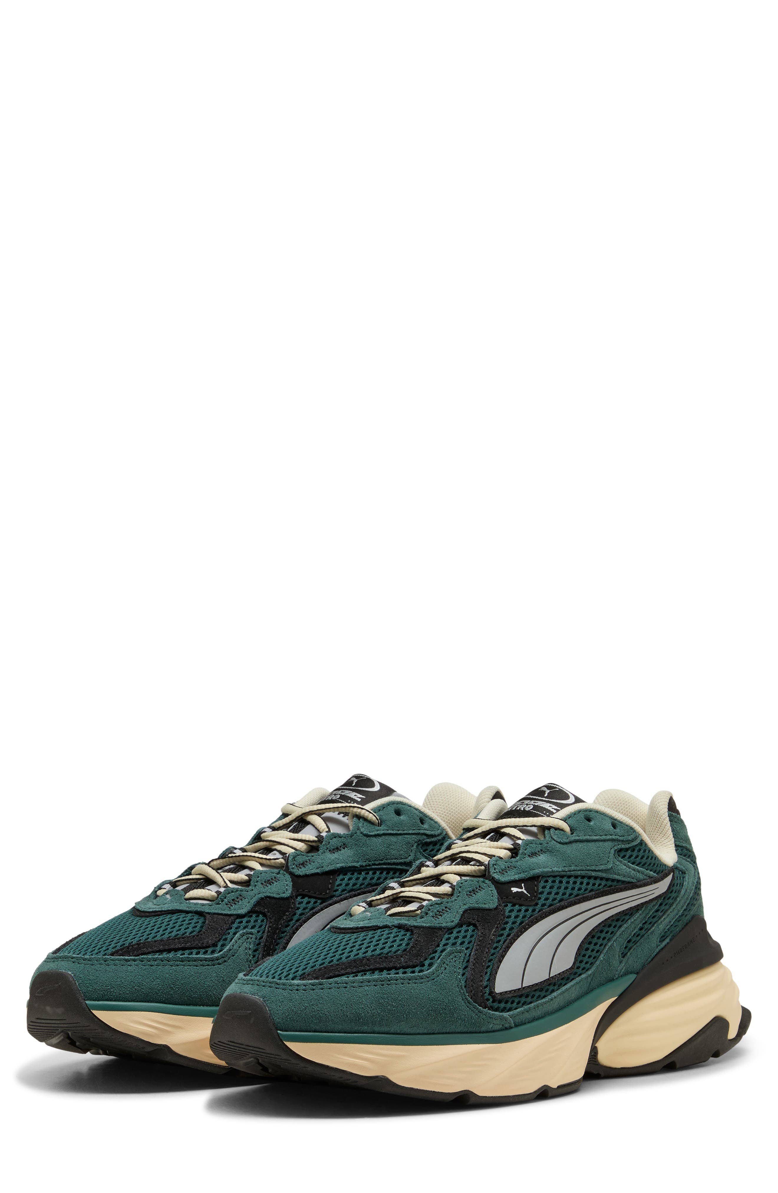 Puma Fade NITRO LS+ Sneaker Silver 9.5 New