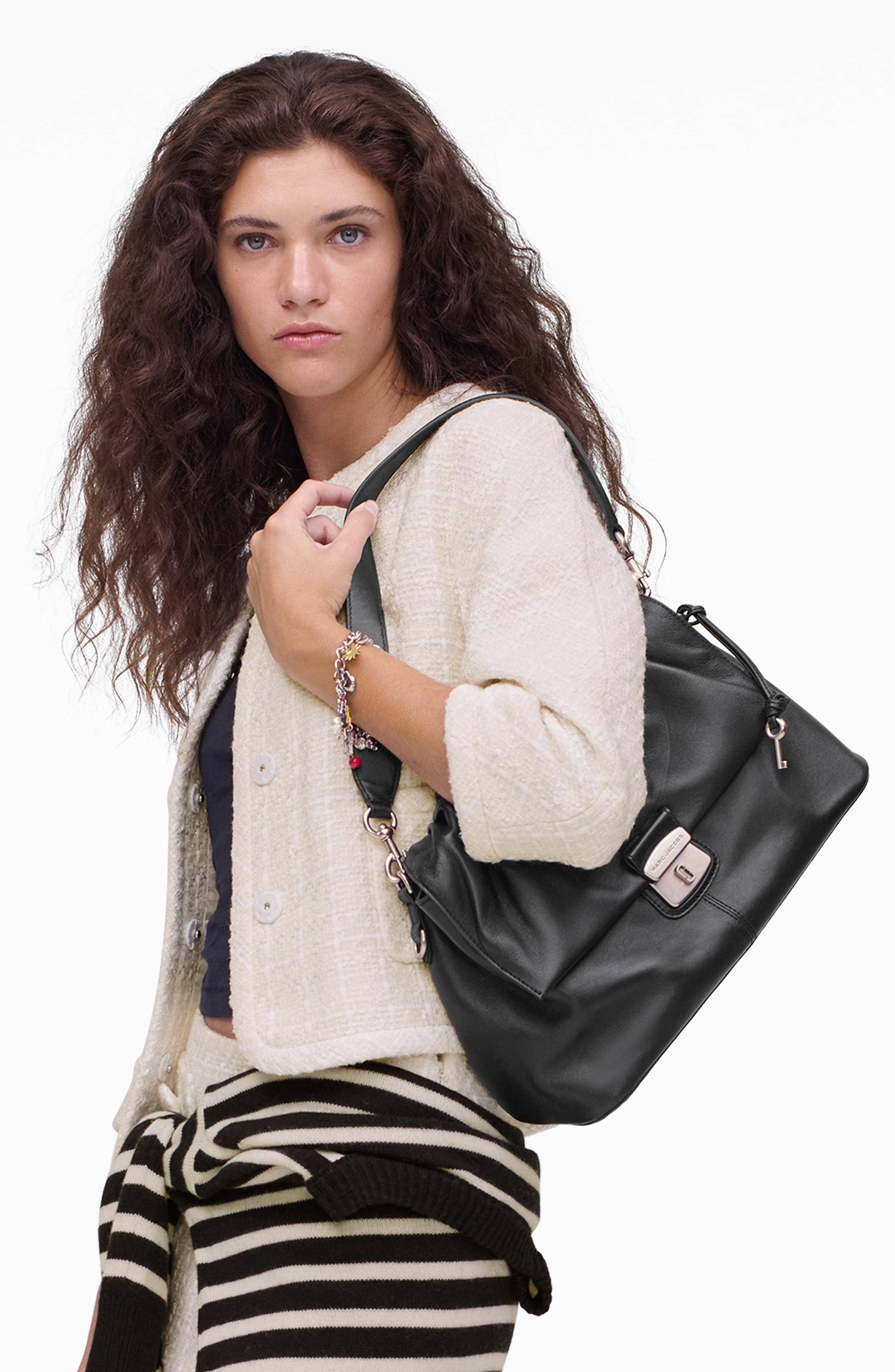 Marc Jacobs The Cristina Crossbody Women's bags Black Leather New