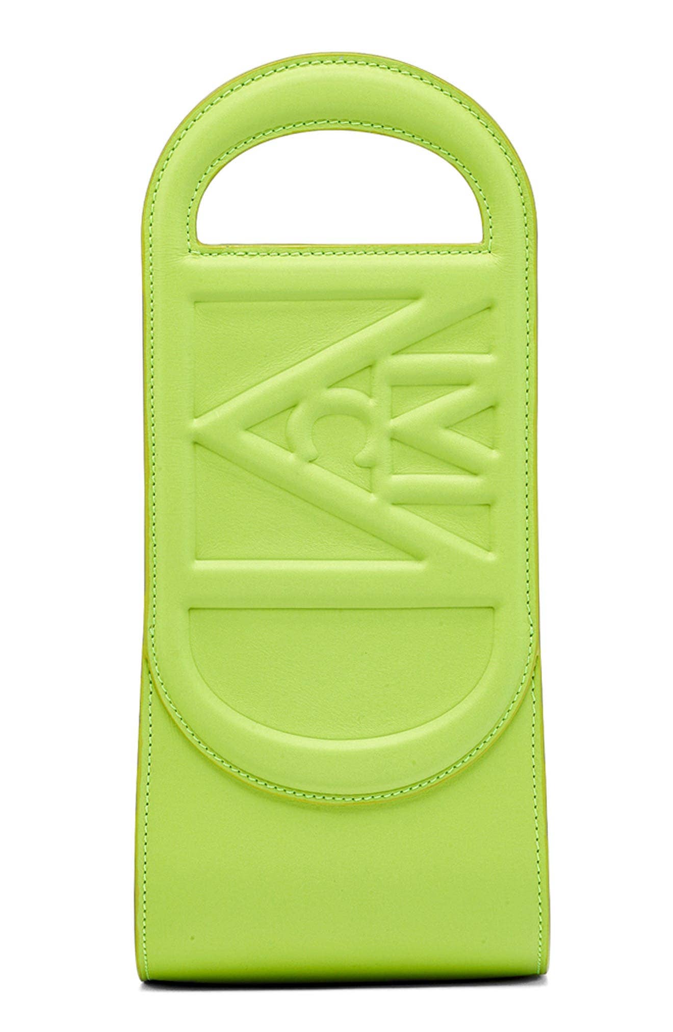 MCM Mode Travia Tote Women's bags Mini Acid Lime Leather New