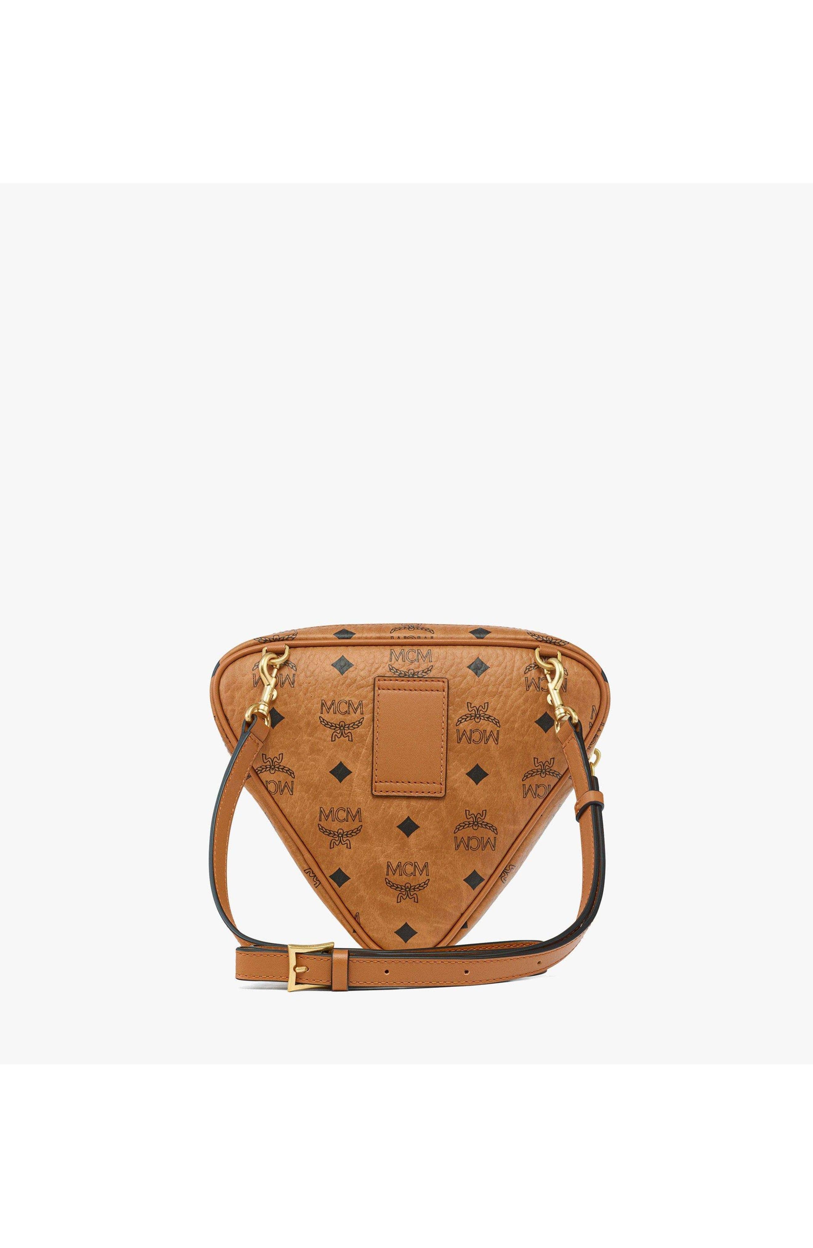 MCM Aren Pouch Women's bags One Size Black Monogram New