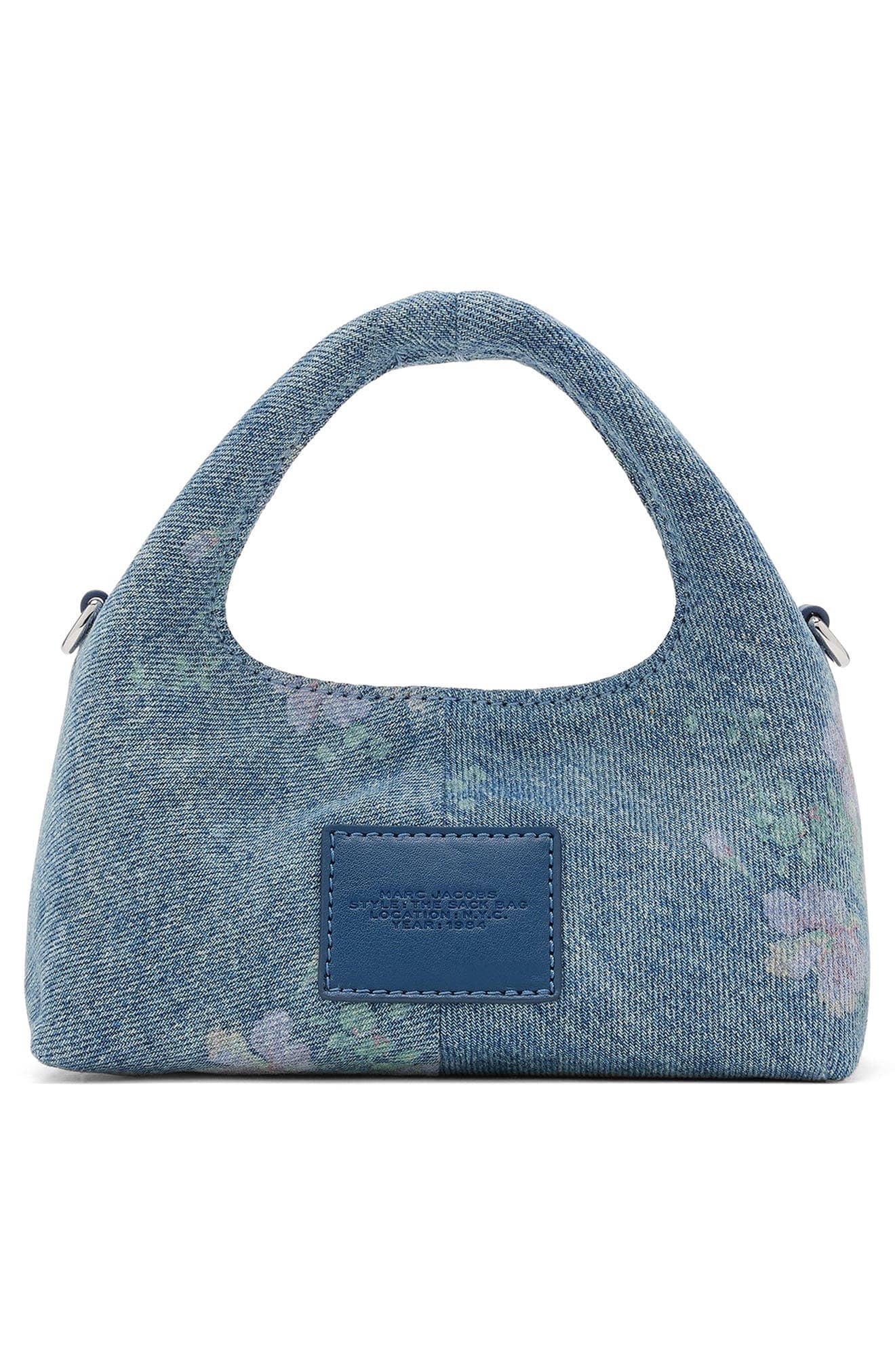 Marc Jacobs The Sack Bag Crossbody Women's bags Micro Blue Denim New