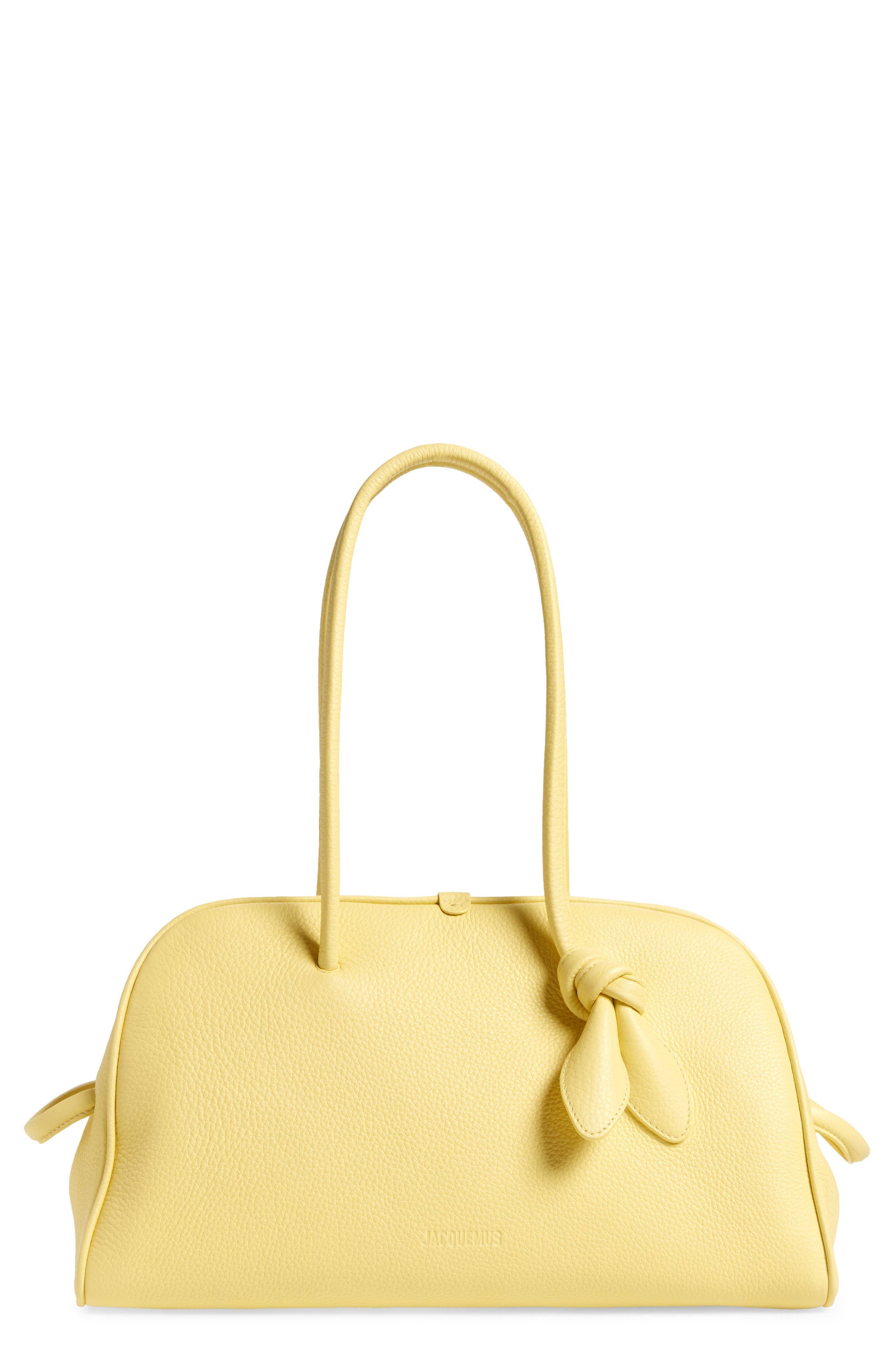 Jacquemus Le Turismo Top Handle Women's bags Standard Dark Yellow Leather New