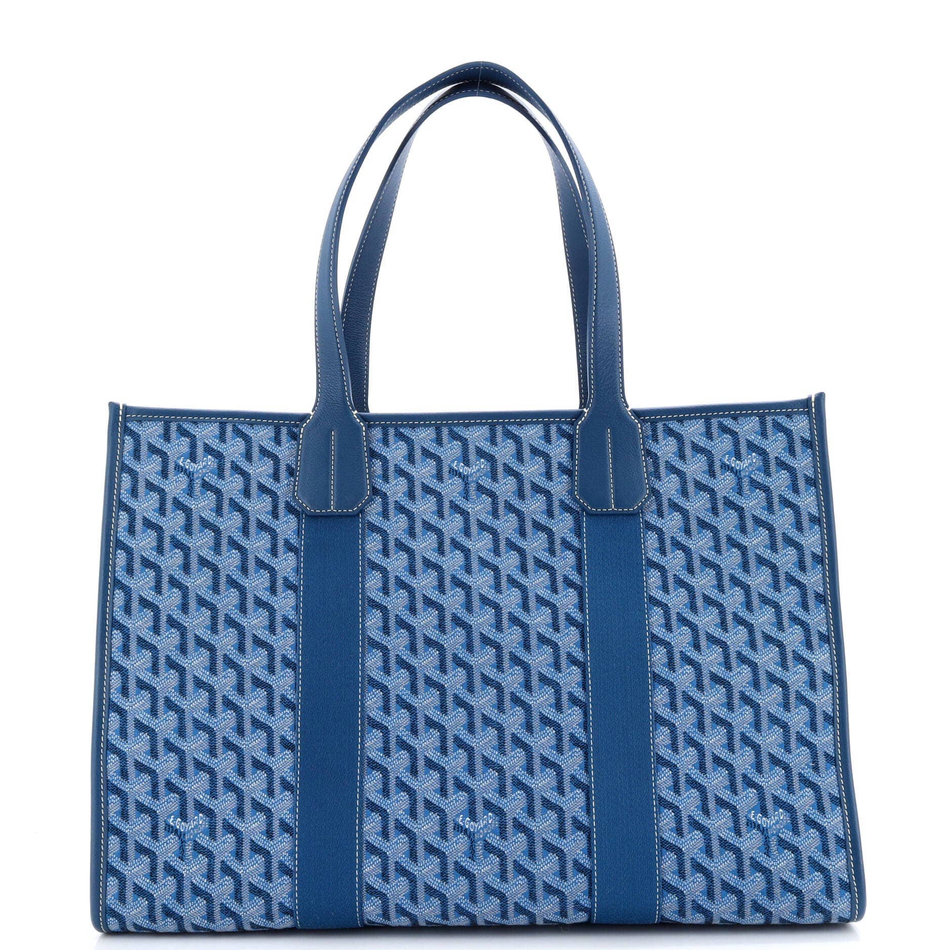 Goyard Villette Tote Women's bags MM Blue Goyardine (Coated Canvas) New