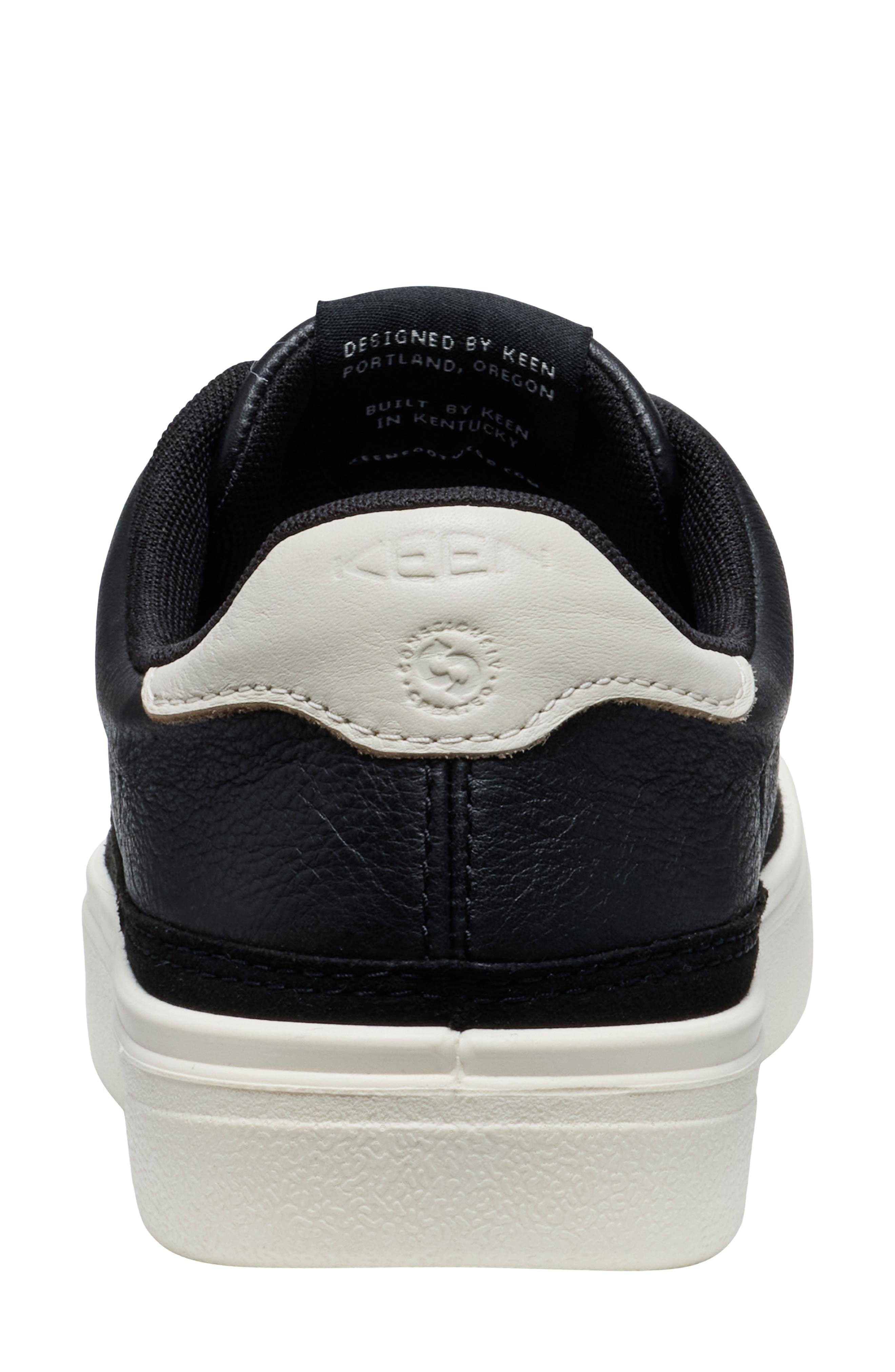 Keen KM1 Leather Sneaker Black Full Size Run New