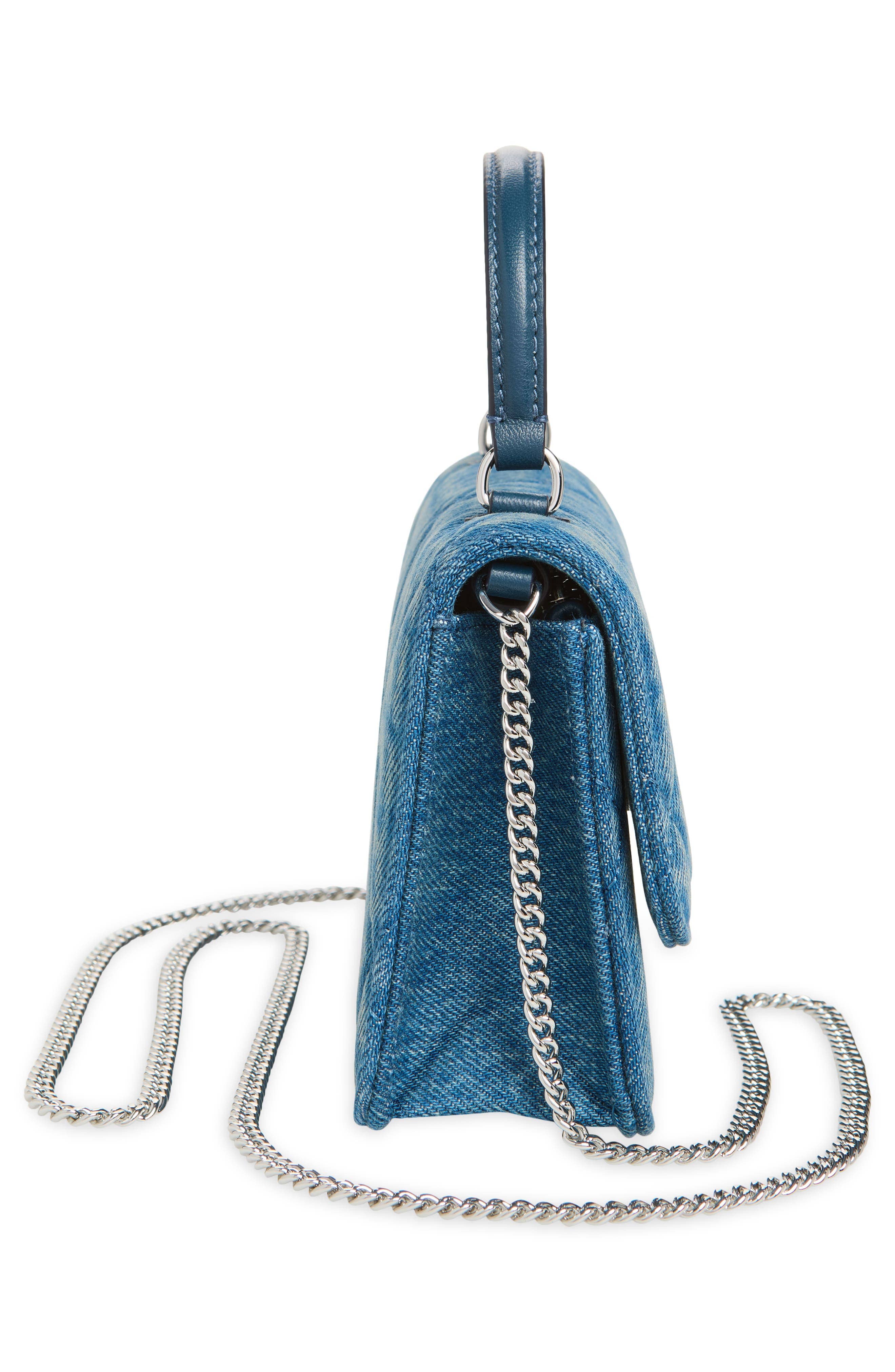 Tory Burch Kira Tote Women's bags Mini Blue Meridian Denim New