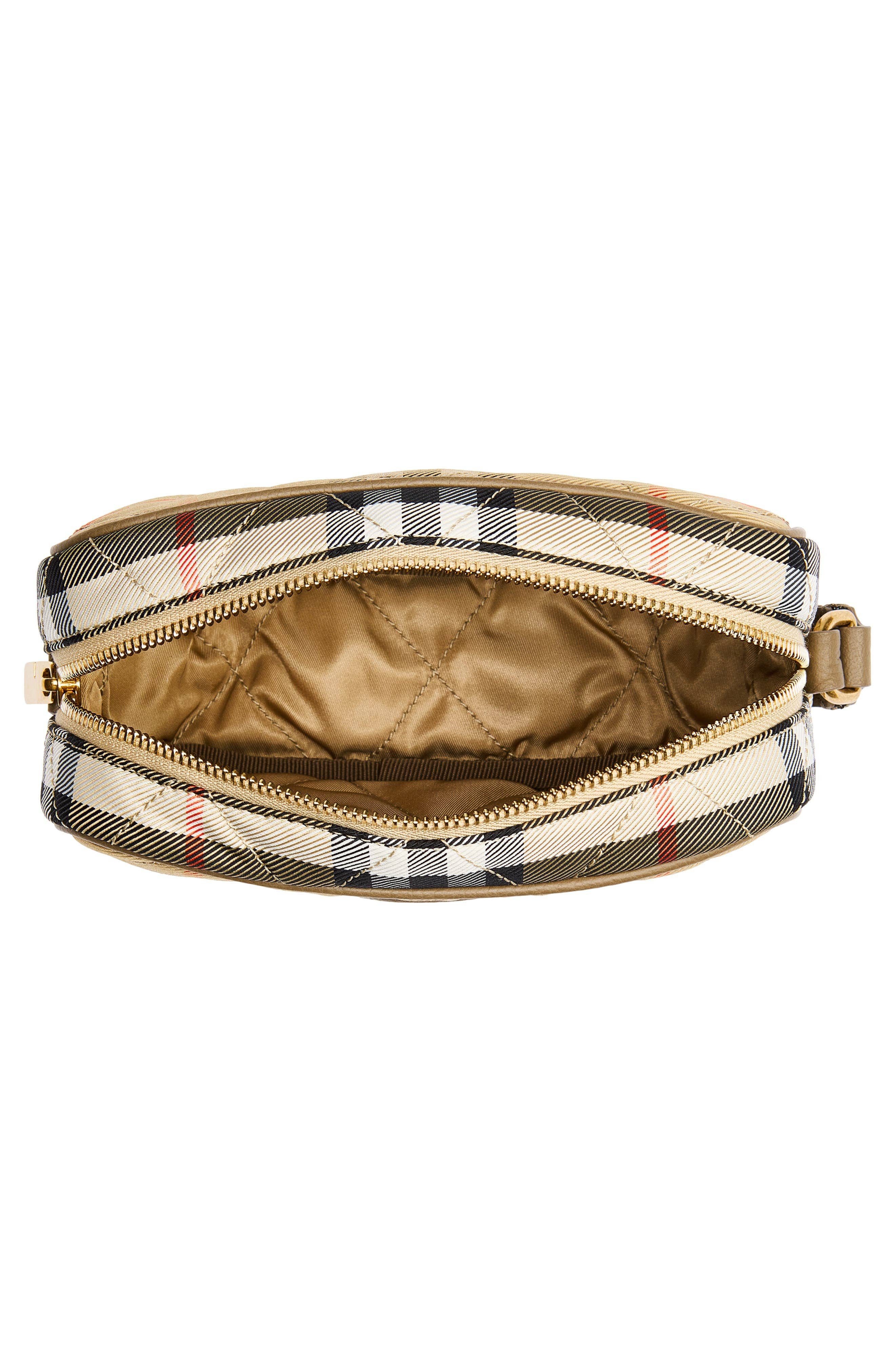 Burberry Horseshoe Wristlet Women's bags Unspecified Sand Cotton Denim (Quilted) New