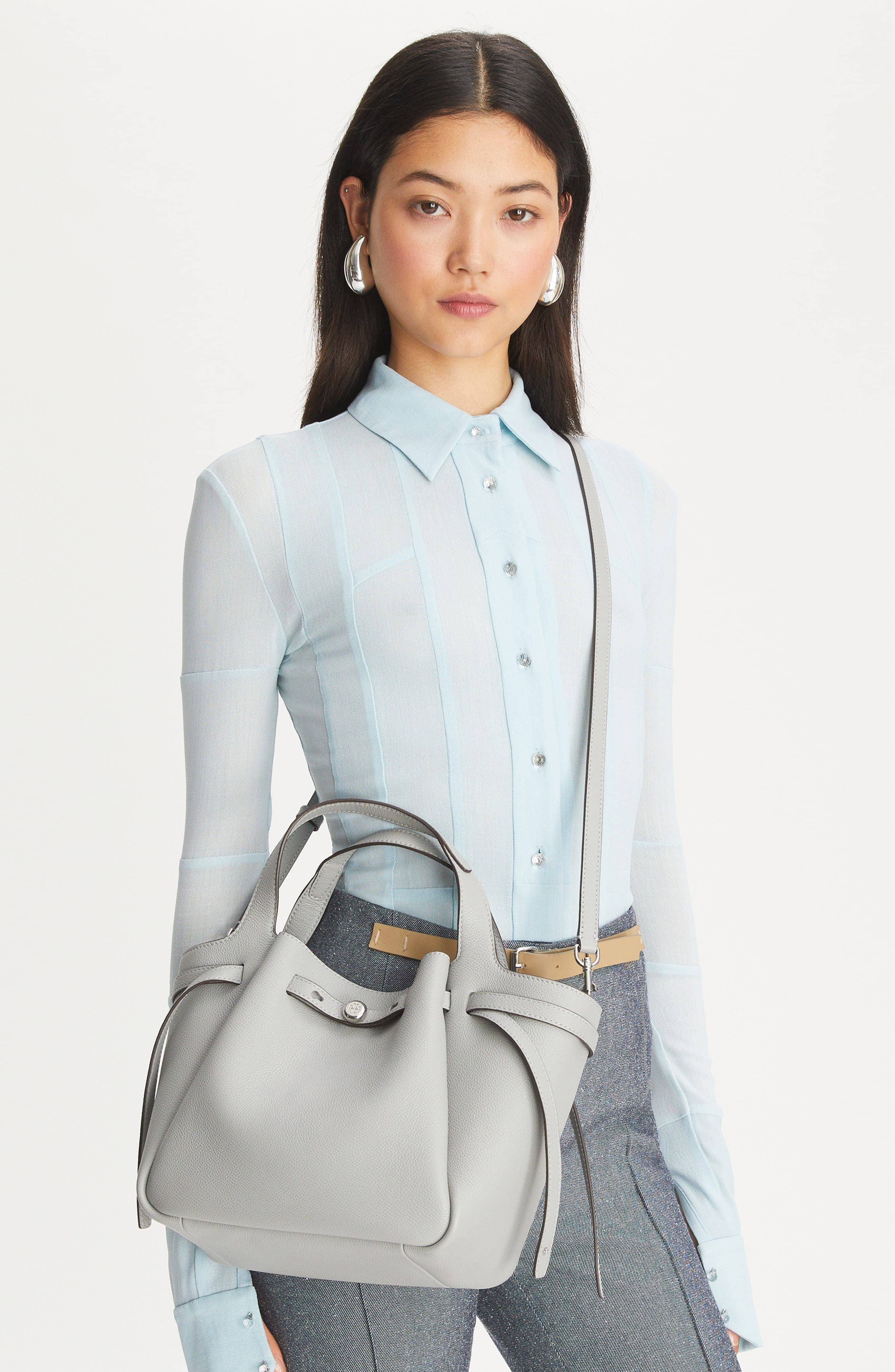 Tory Burch Romy Tote Women's bags Small Light Granite Unspecified New