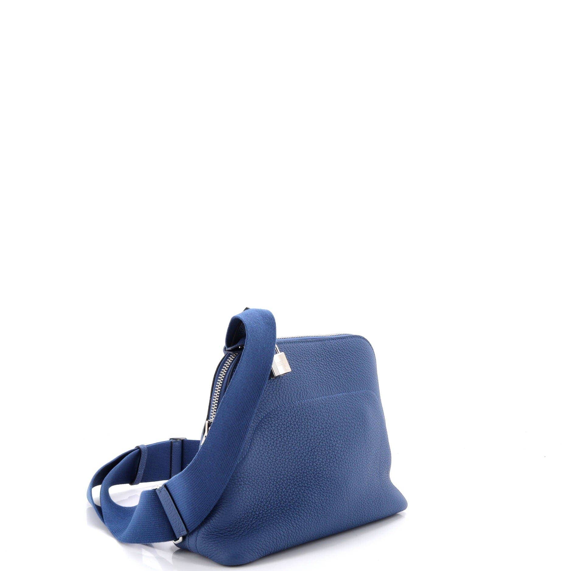 Hermès Bolide Crossbody Women's bags Unspecified Bleu Nuit Togo Palladium New