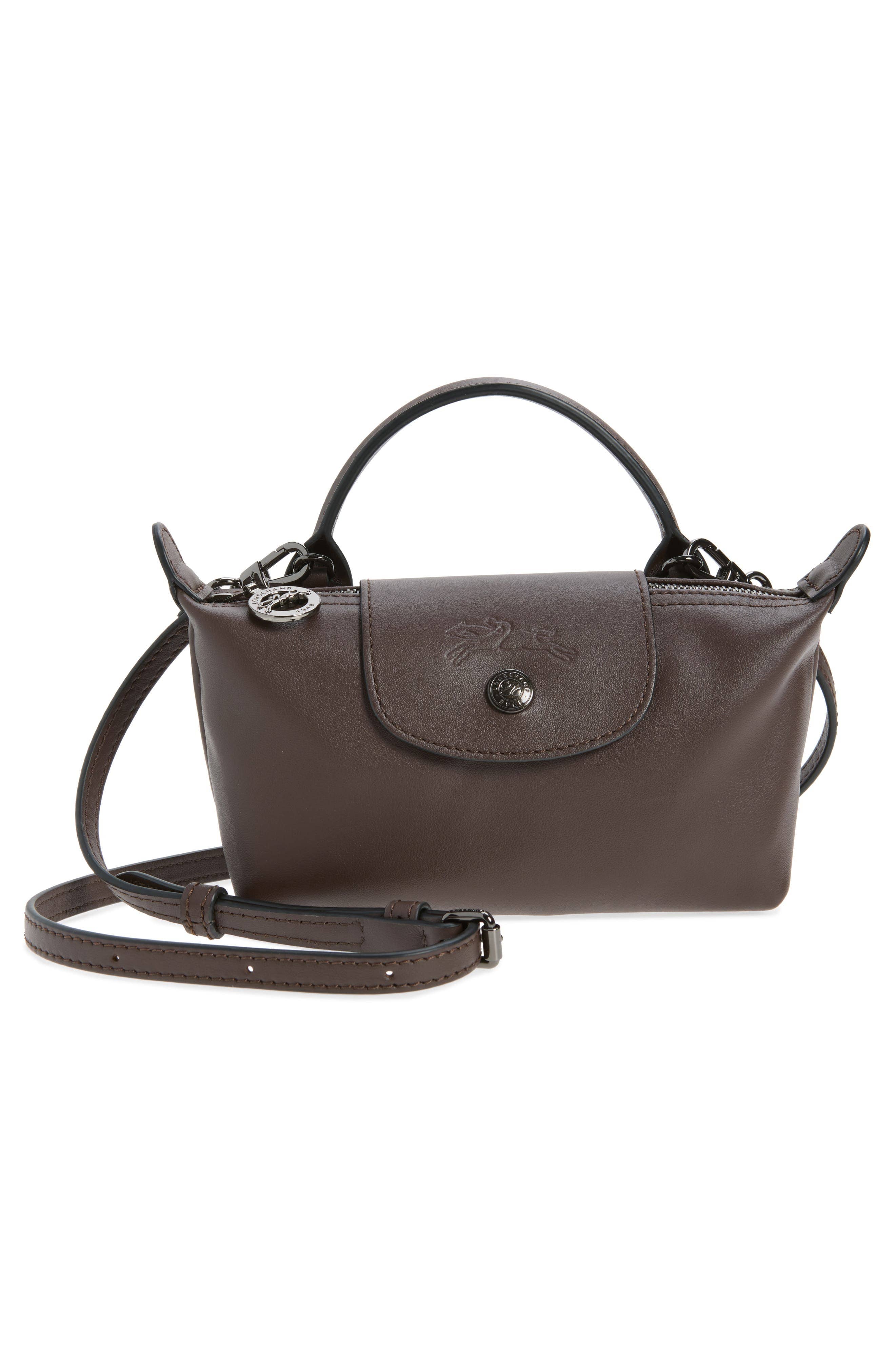 Longchamp Le Pliage Xtra Pouch Women's bags Unspecified Black Leather New
