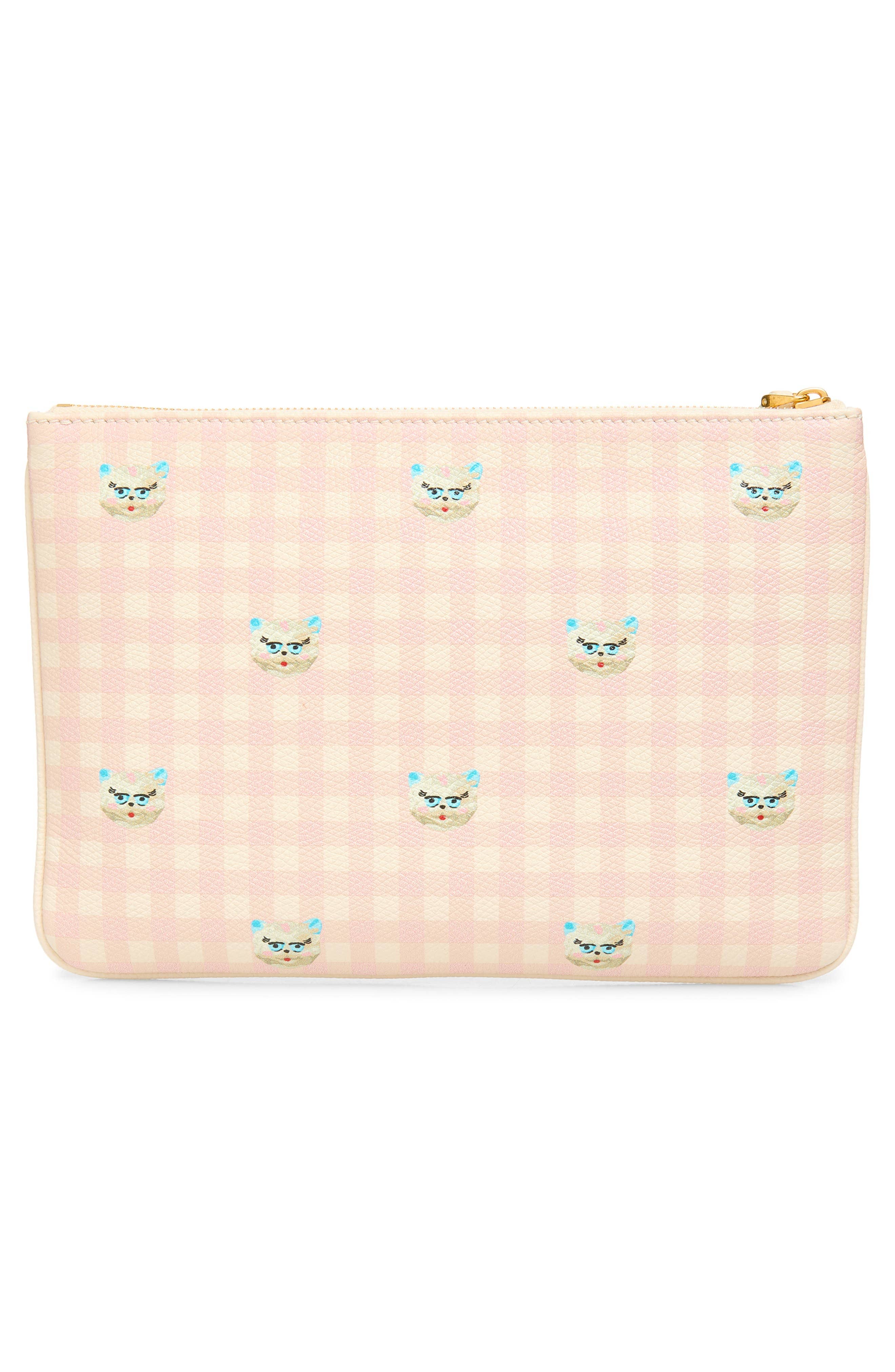 Valentino Garavani VLogo Signature Clutch Women's bags Ivory Calfskin New