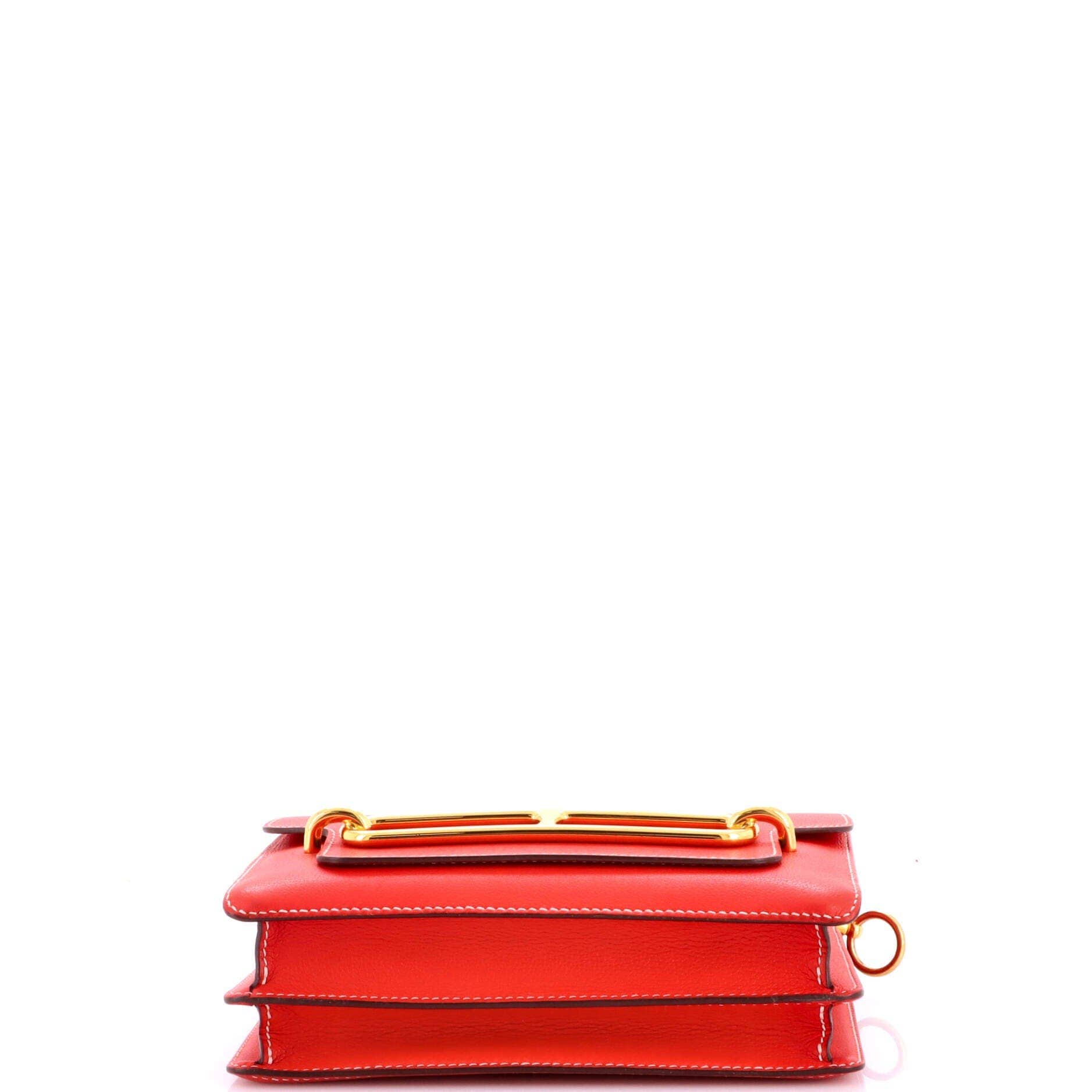 Hermès Roulis Women's bags 23 Red Evercolor Unspecified New