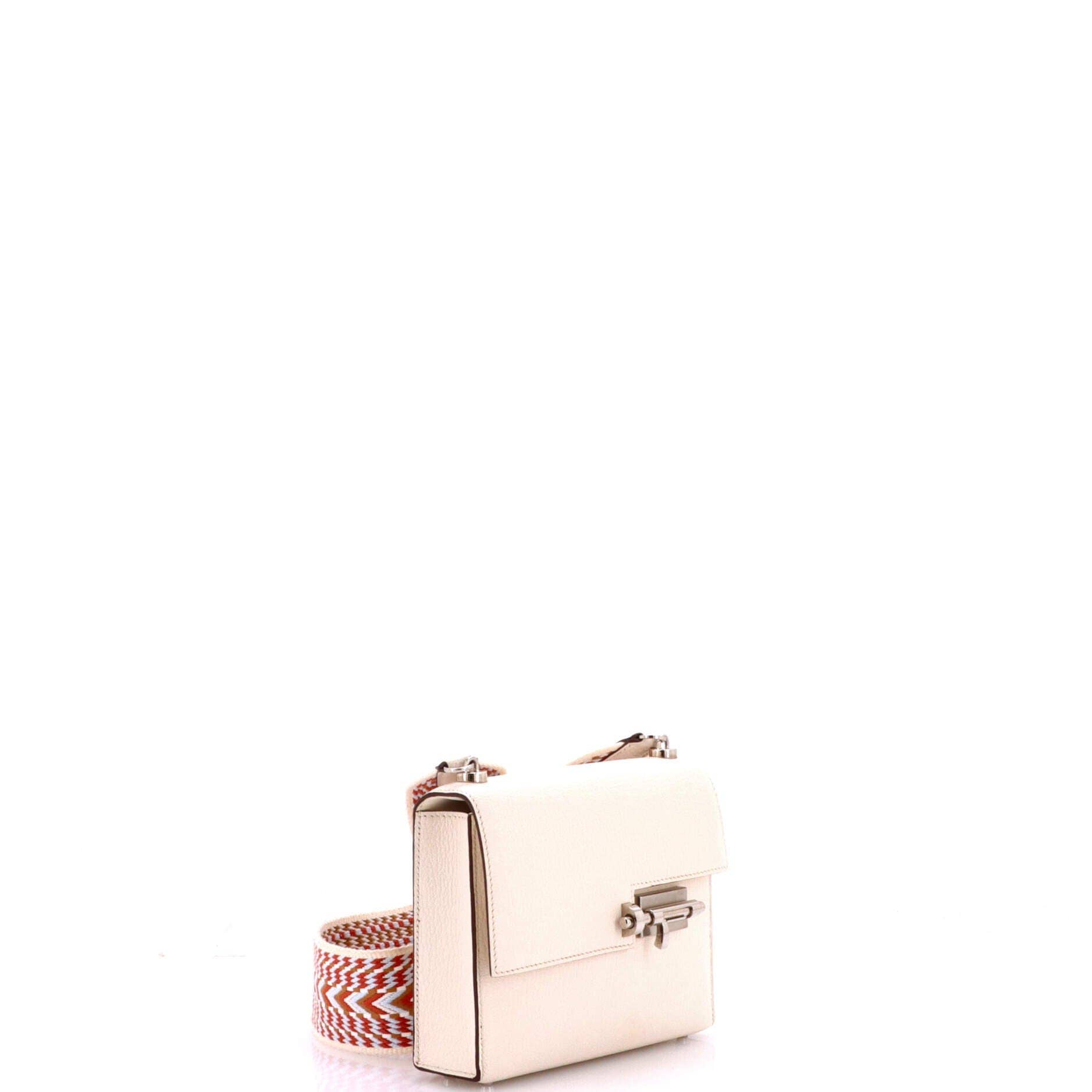 Hermès Verrou Women's bags Mini Blue Chevre (Chevre Mysore) Unspecified New
