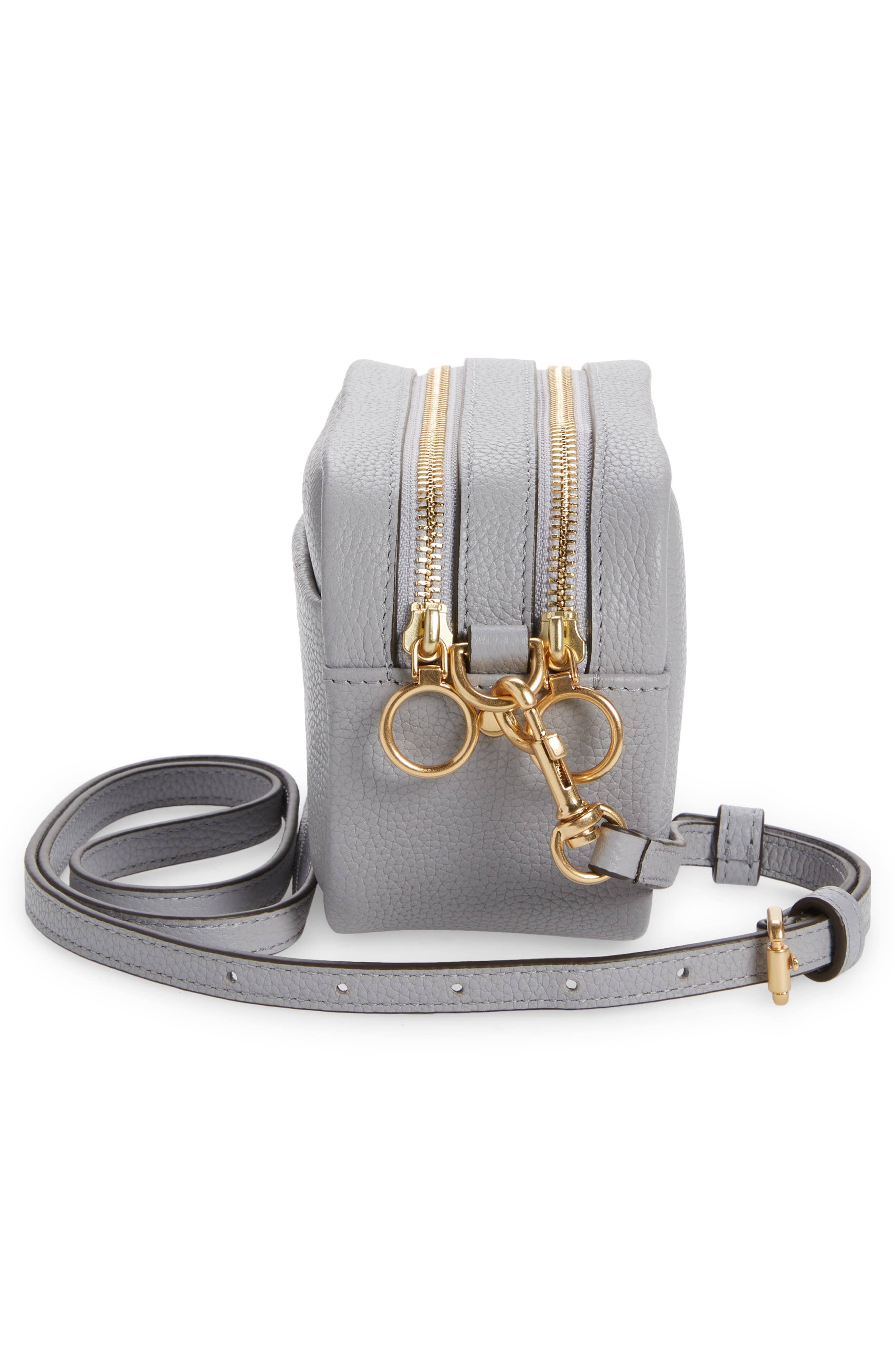 Tory Burch Perry Crossbody Women's bags Unspecified Silver Maple Suede New