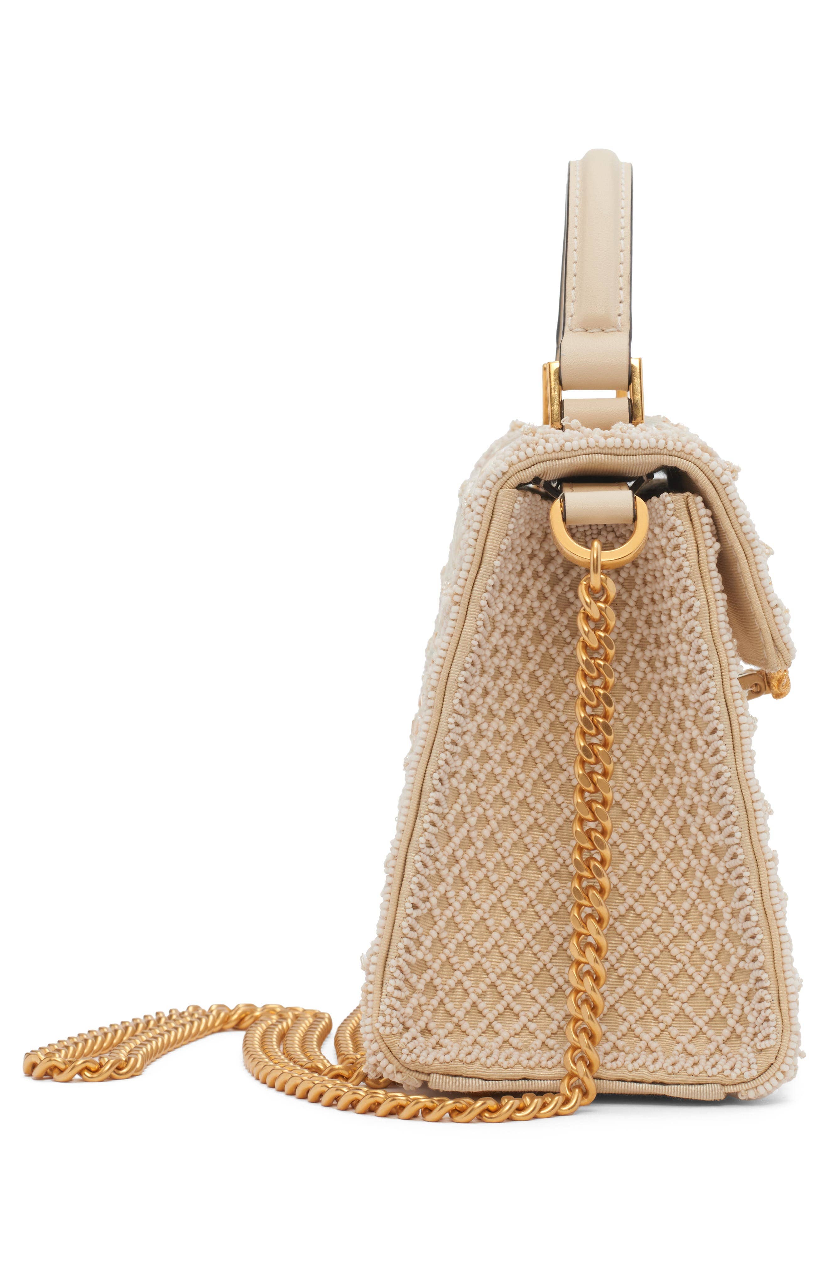 Valentino Garavani VSling Top Handle Women's bags Yellow Sequined (Toile Iconographe / V-Logo) New