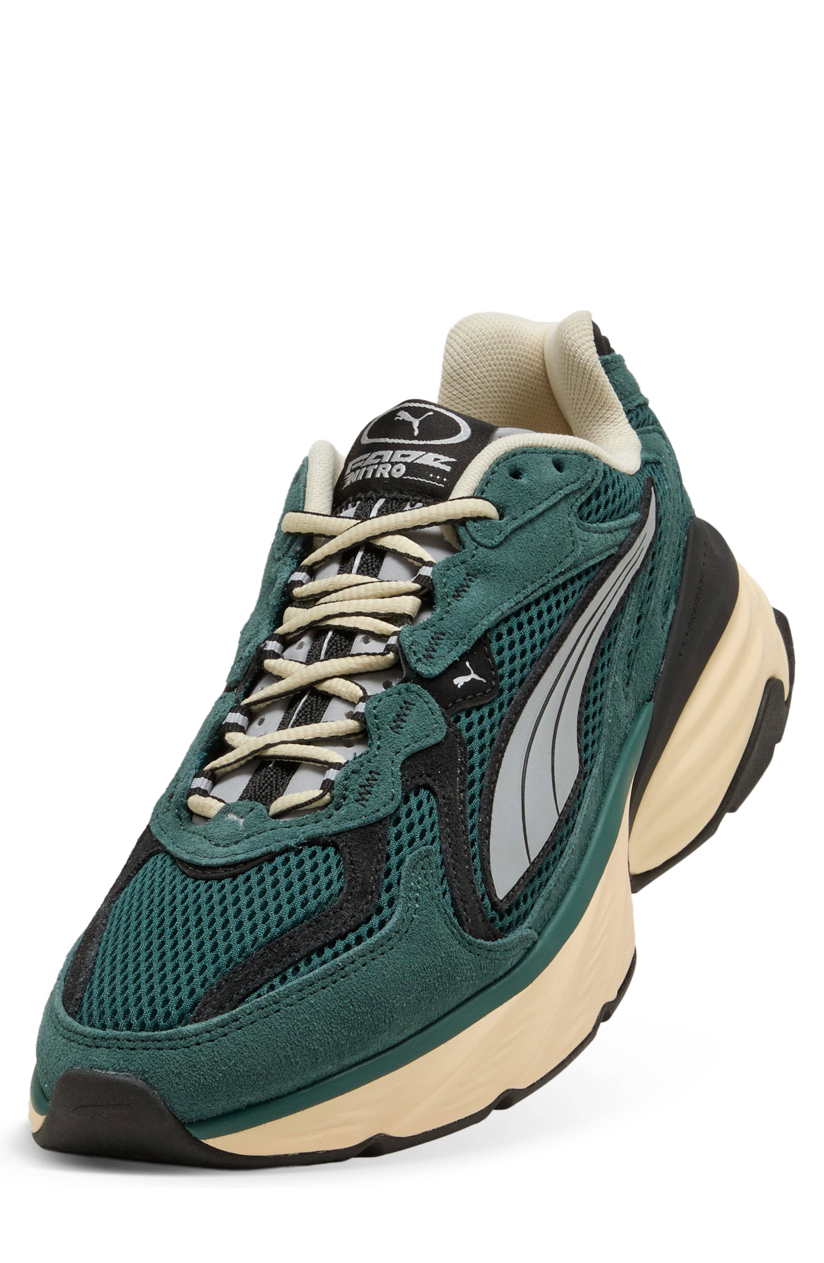 Puma Fade NITRO LS+ Sneaker Silver 9.5 New