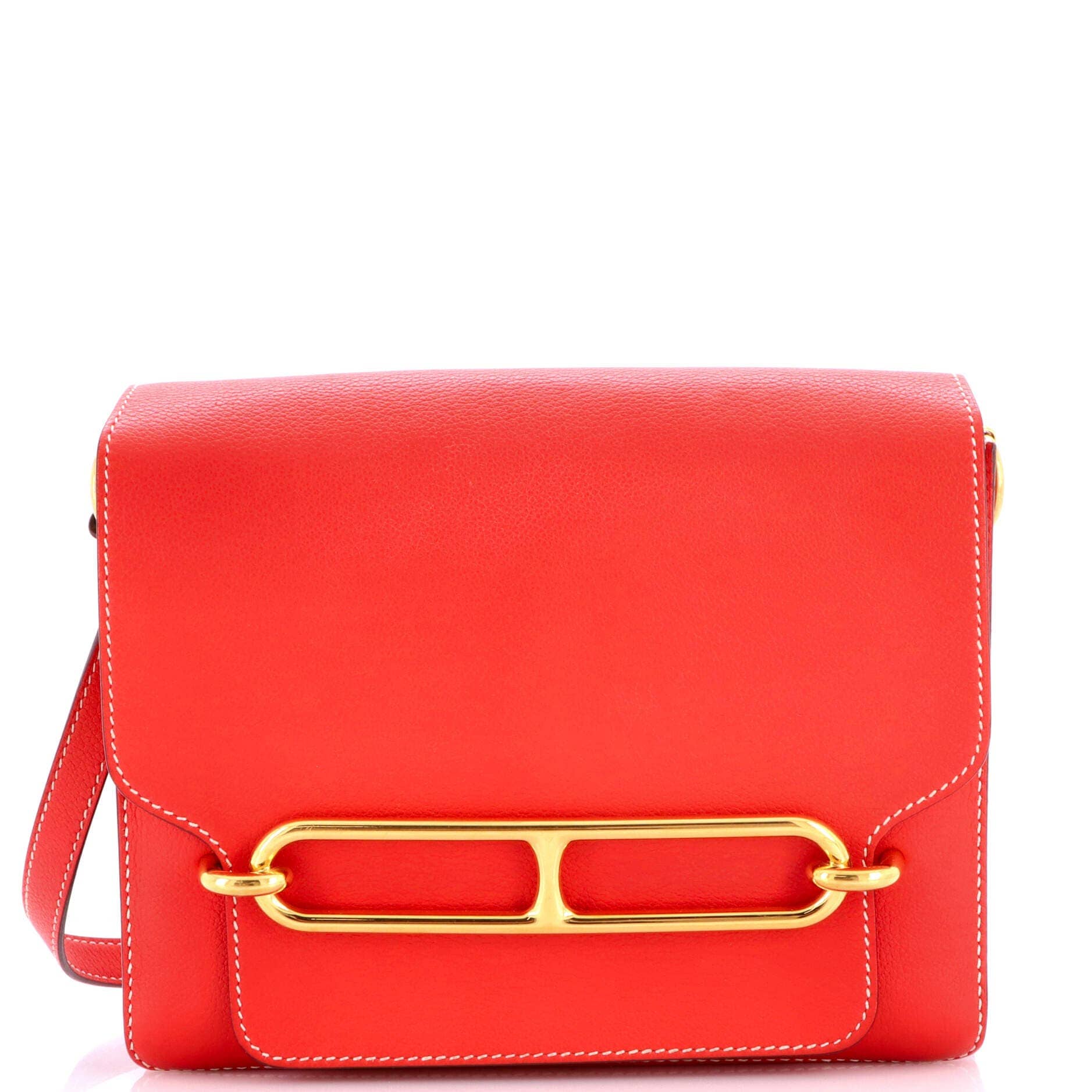 Hermès Roulis Women's bags 23 Red Evercolor Unspecified New