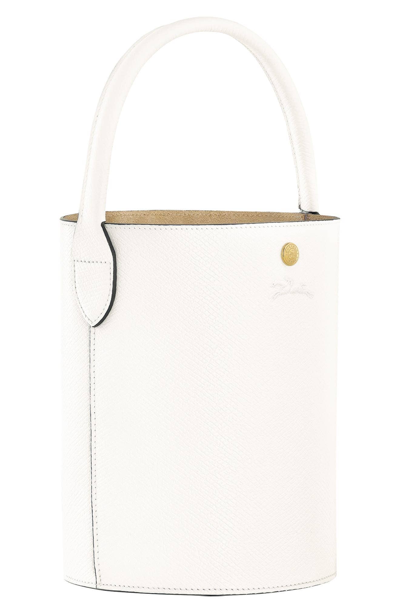 Longchamp Épure Bucket Bag Women's bags Small White Calfskin New