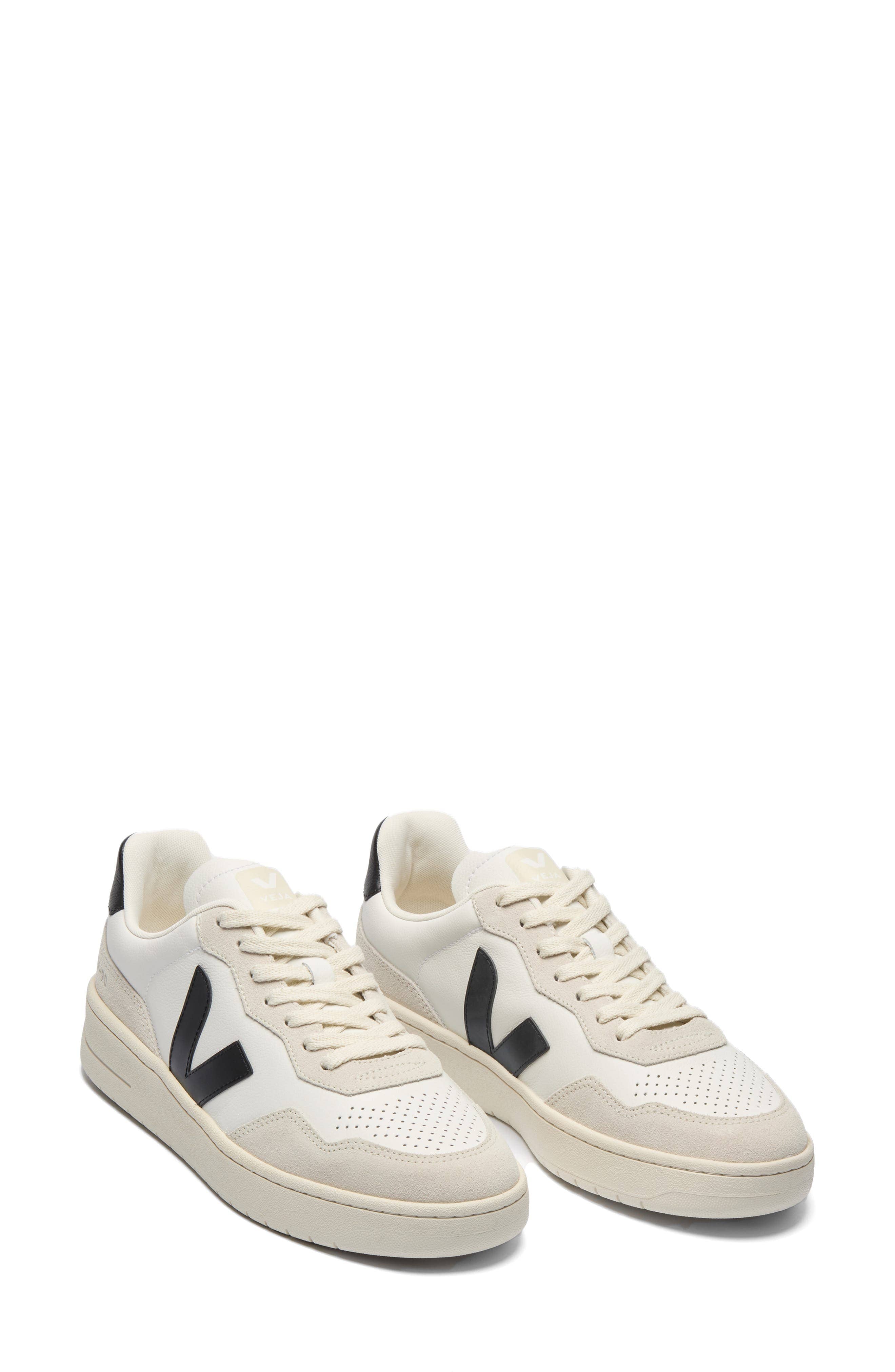 Veja V-90 Leather Sneaker Mix Full Size Run New