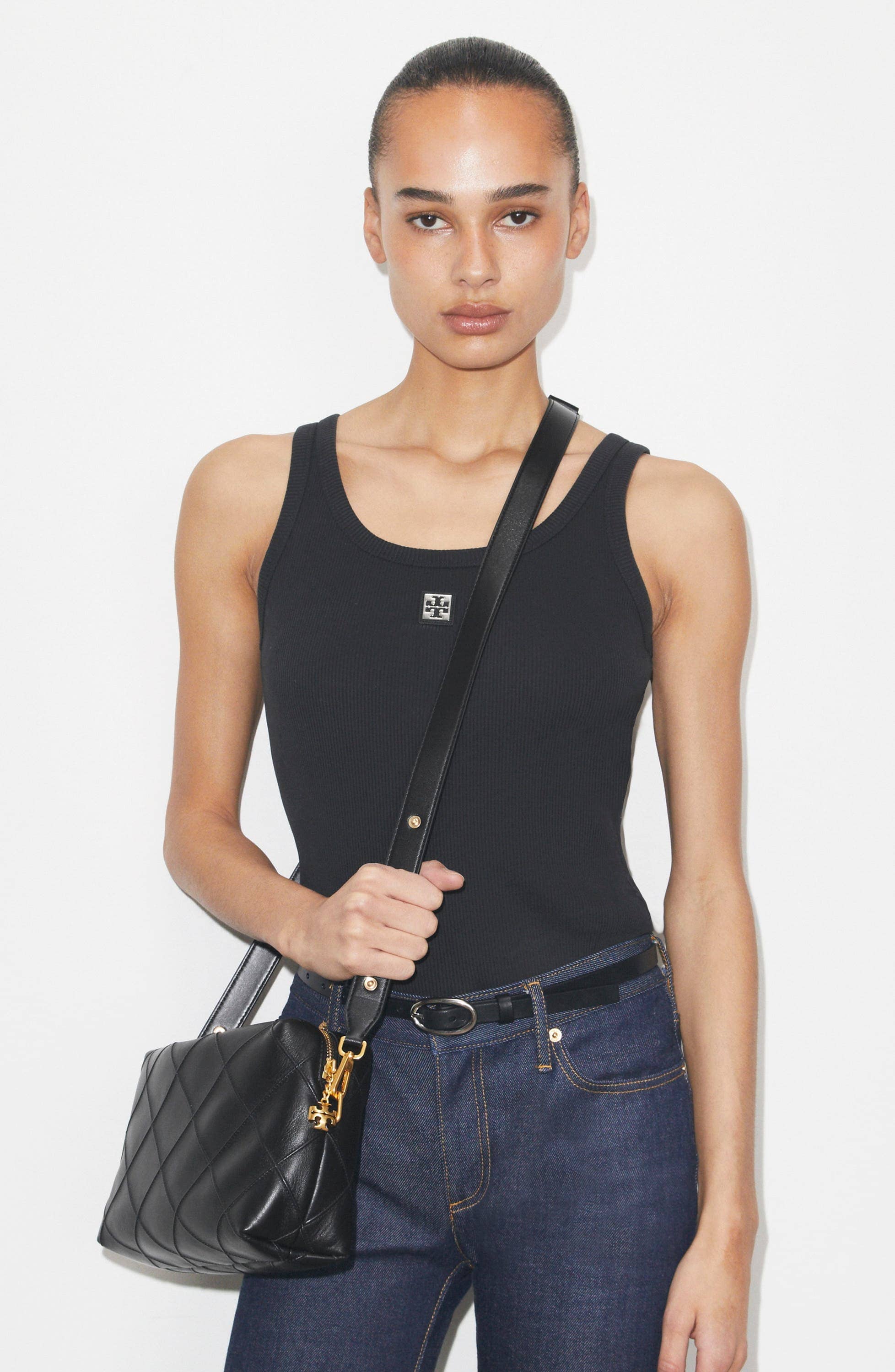 Tory Burch Fleming Crossbody Women's bags Mini Unspecified Suede New