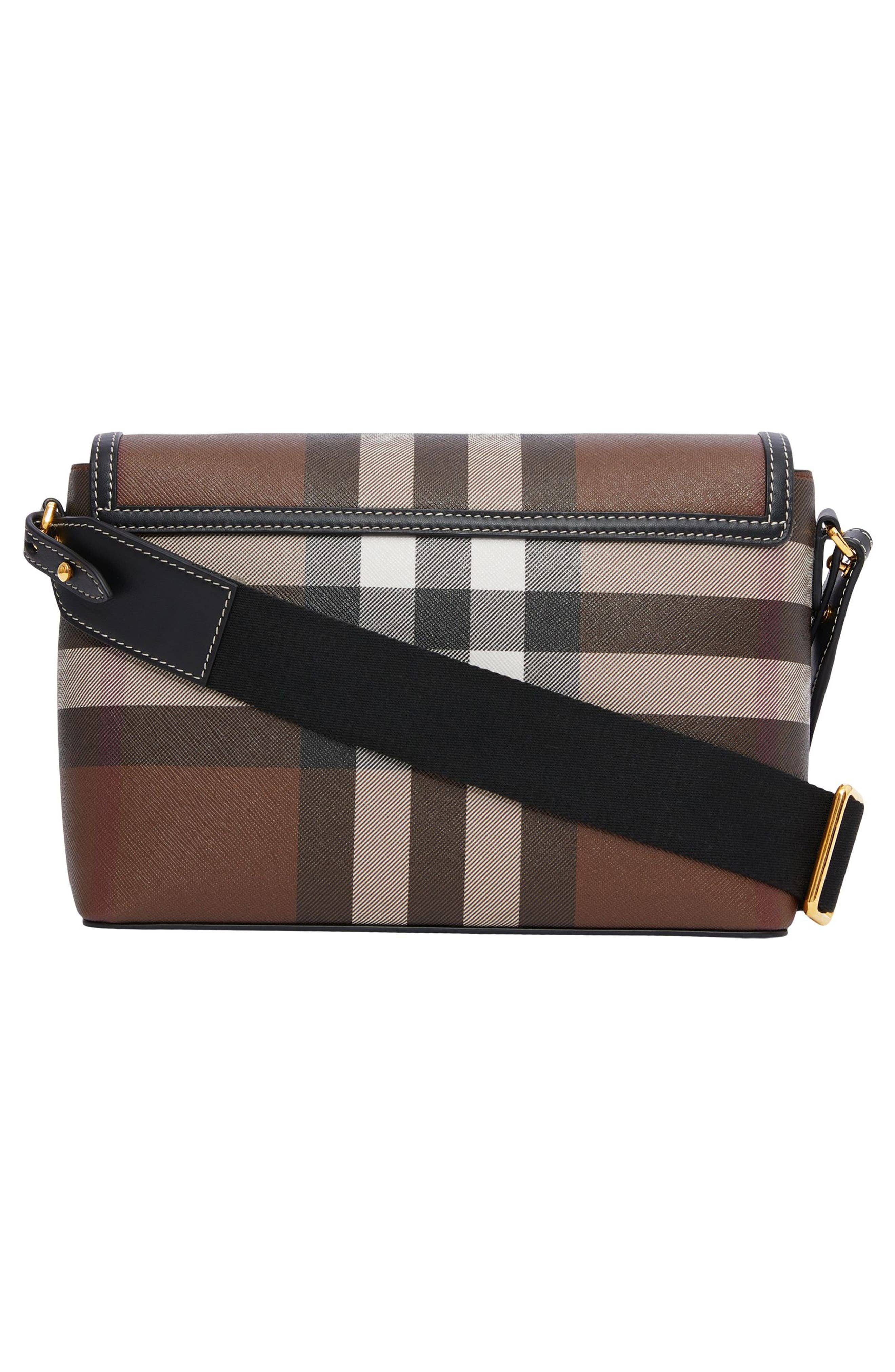 Burberry Note Women's bags Medium Check Canvas New