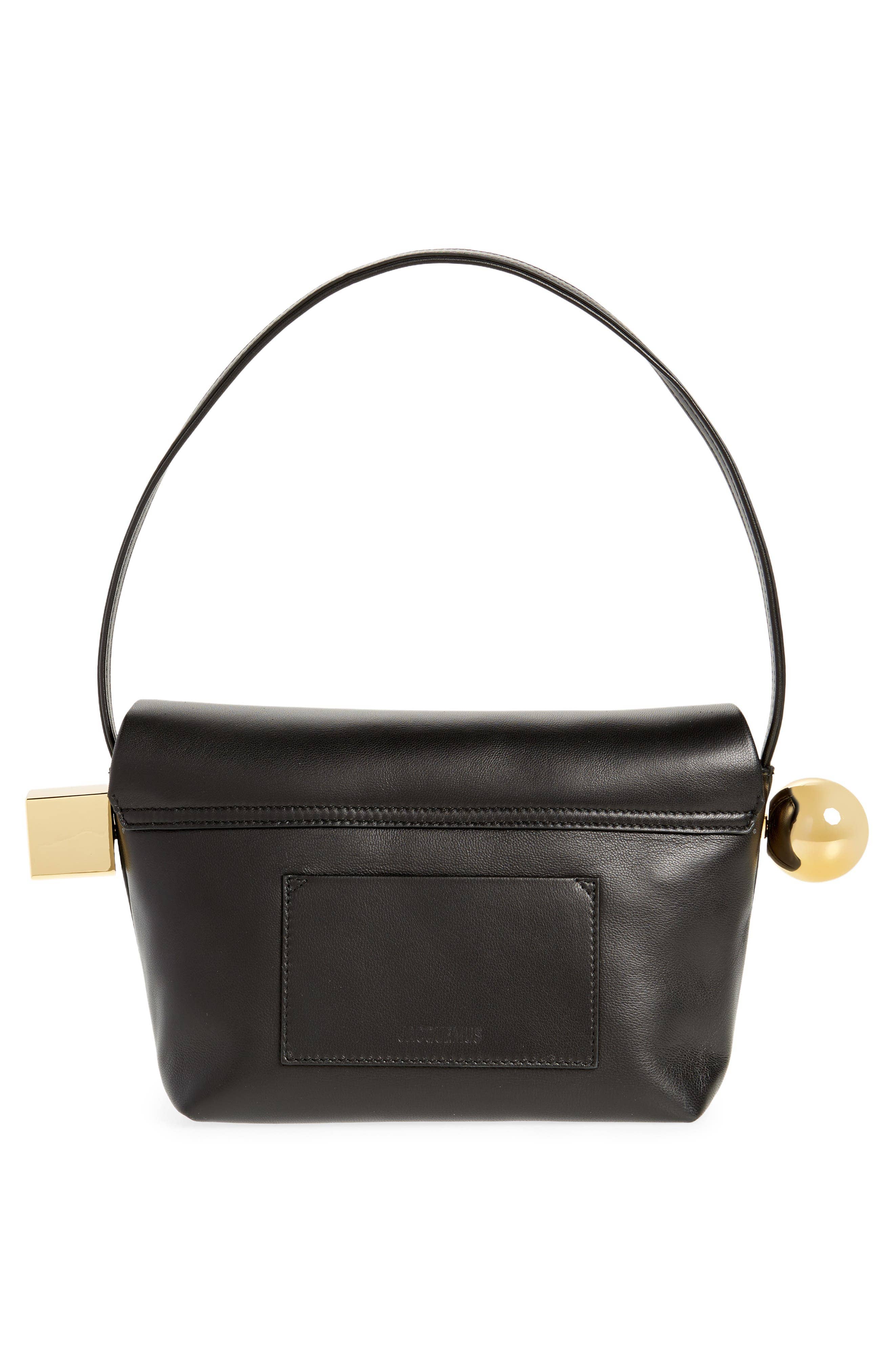Jacquemus Le Rond Carré Women's bags Black Leather Unspecified New