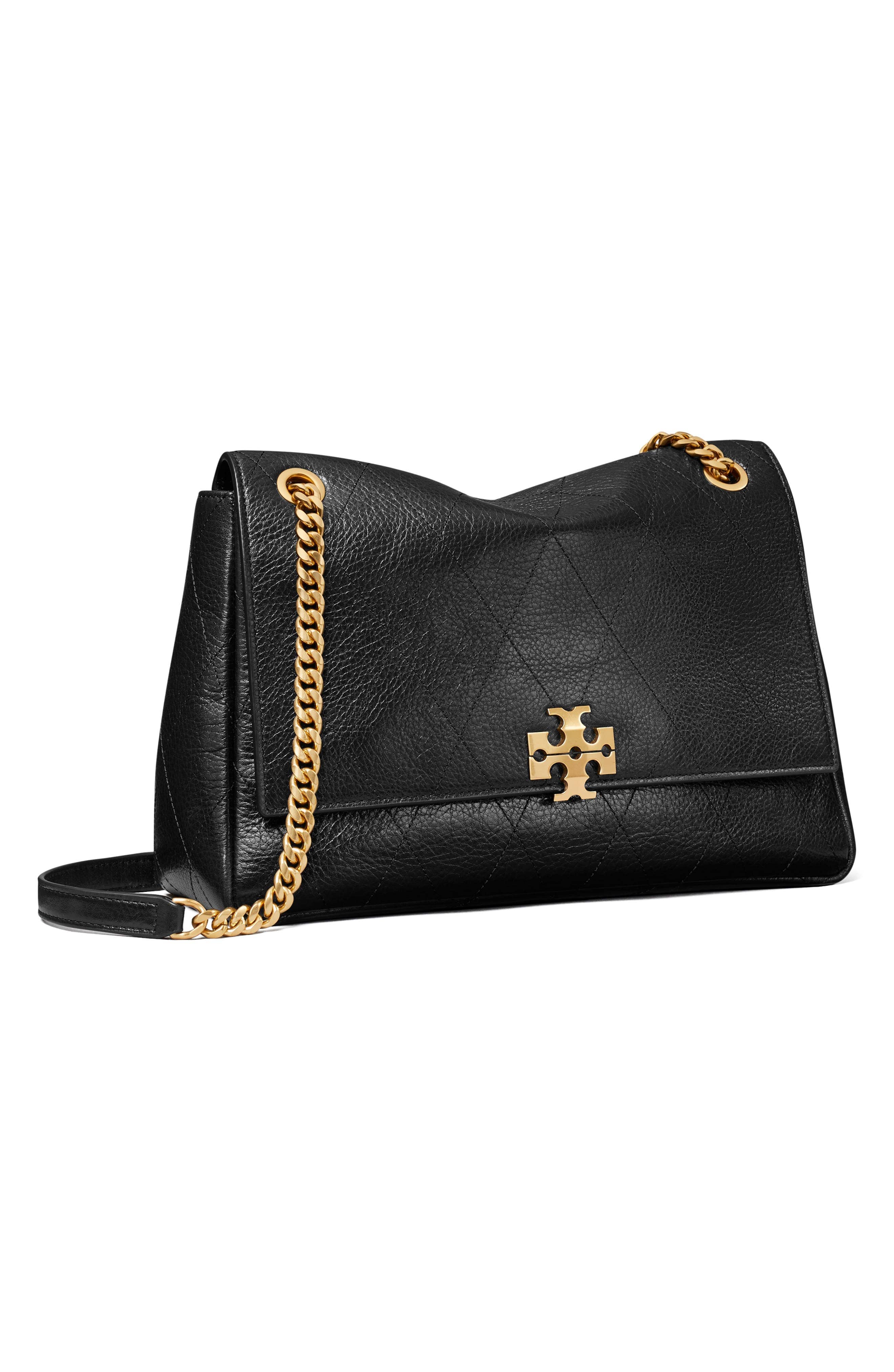 Tory Burch Charlie Shoulder Bag Women's bags Small Blue Meridian Suede New