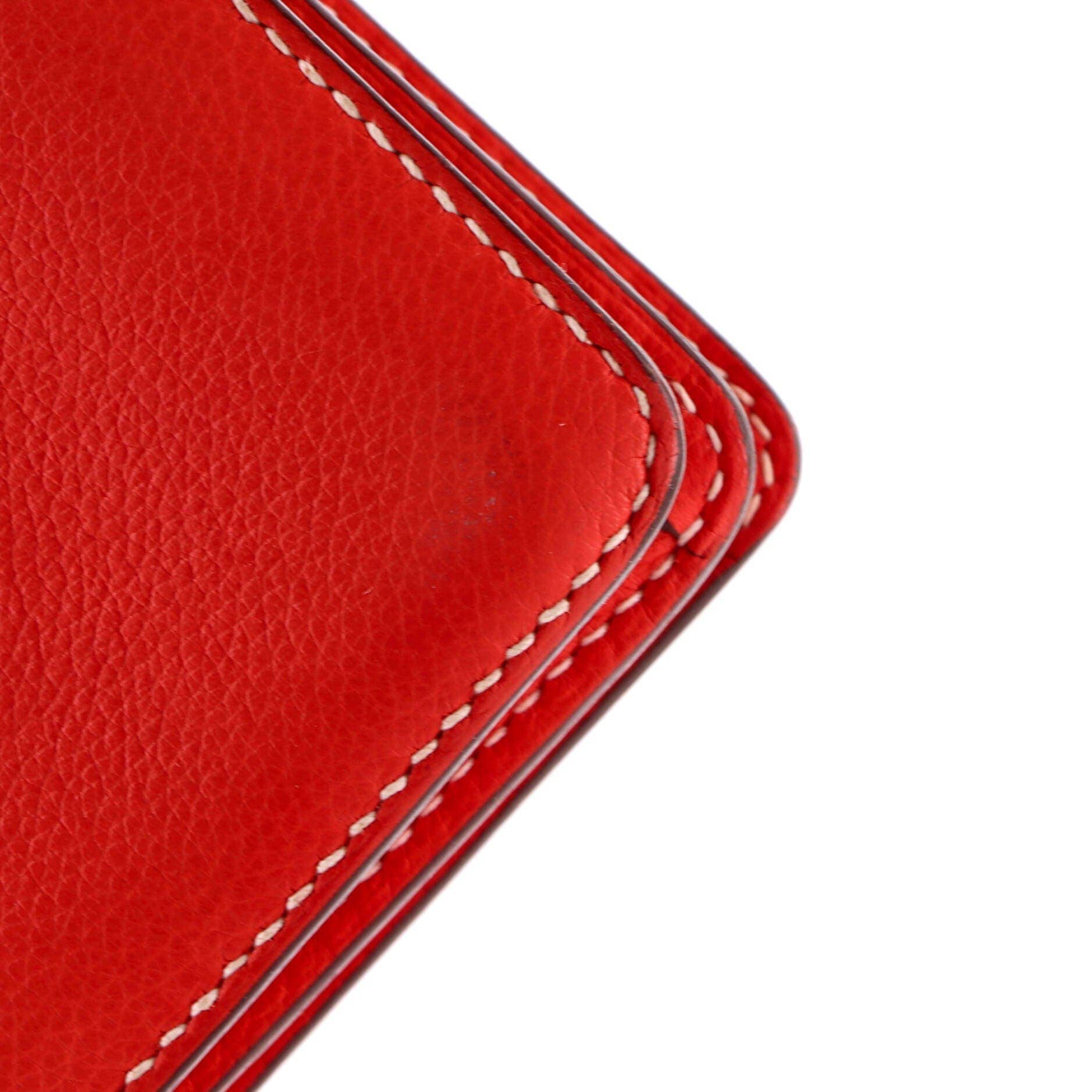 Hermès Roulis Women's bags 23 Red Evercolor Unspecified New