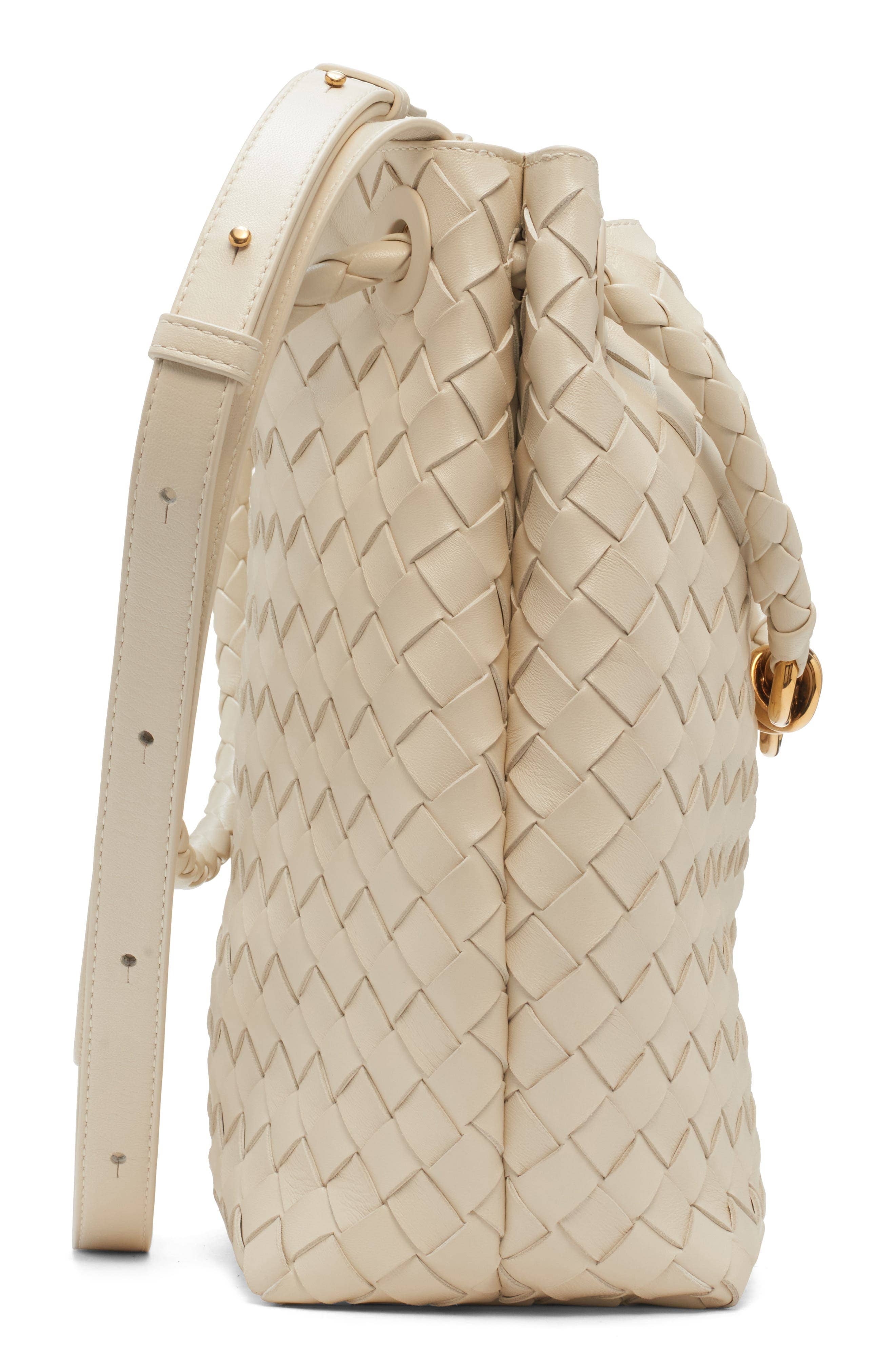 Bottega Veneta Andiamo Bucket Bag Women's bags Unspecified Pale Blue Intrecciato Small New