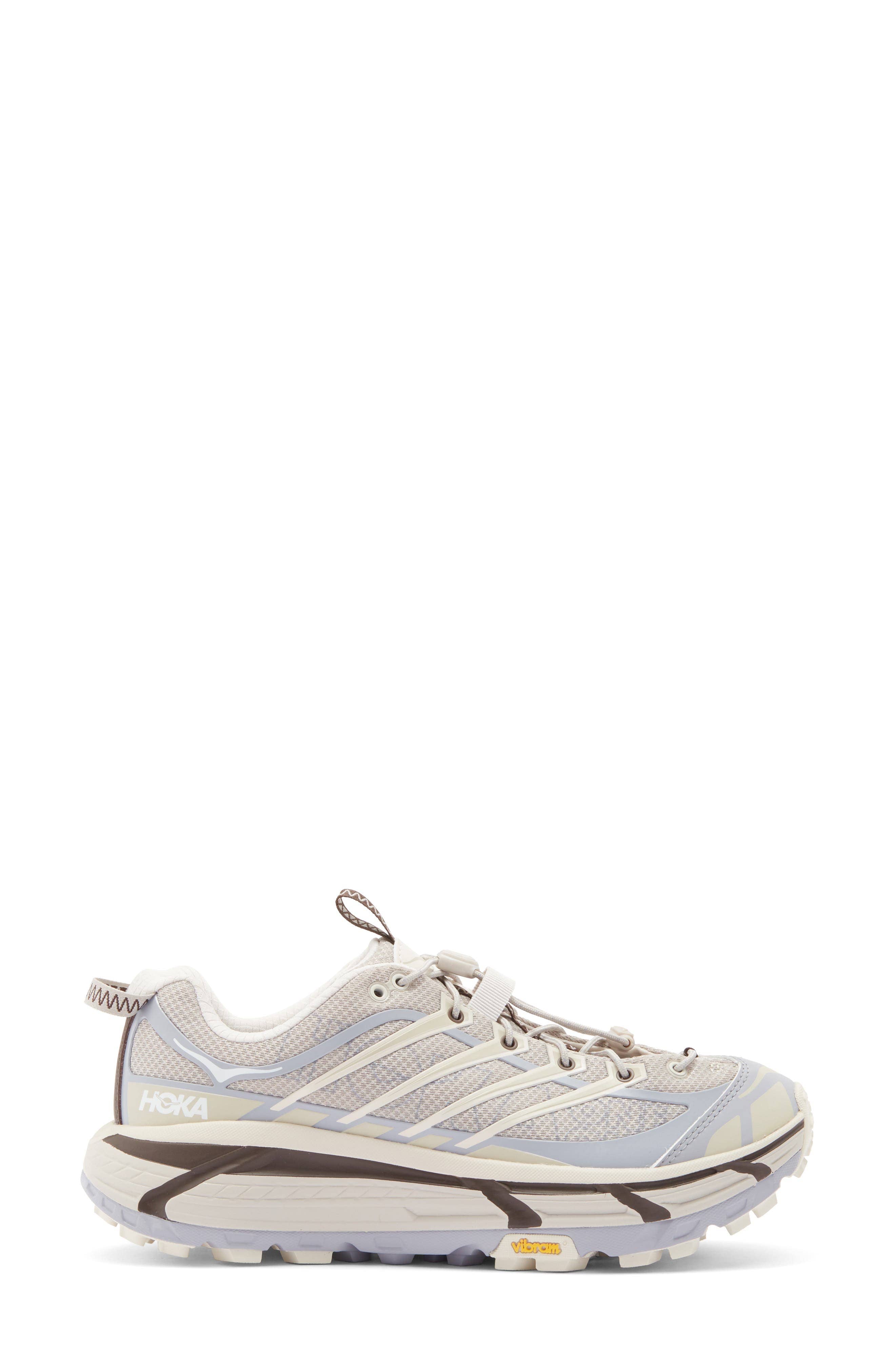 Hoka Mafate Three2 Wordmark Sneaker White 10.5 New