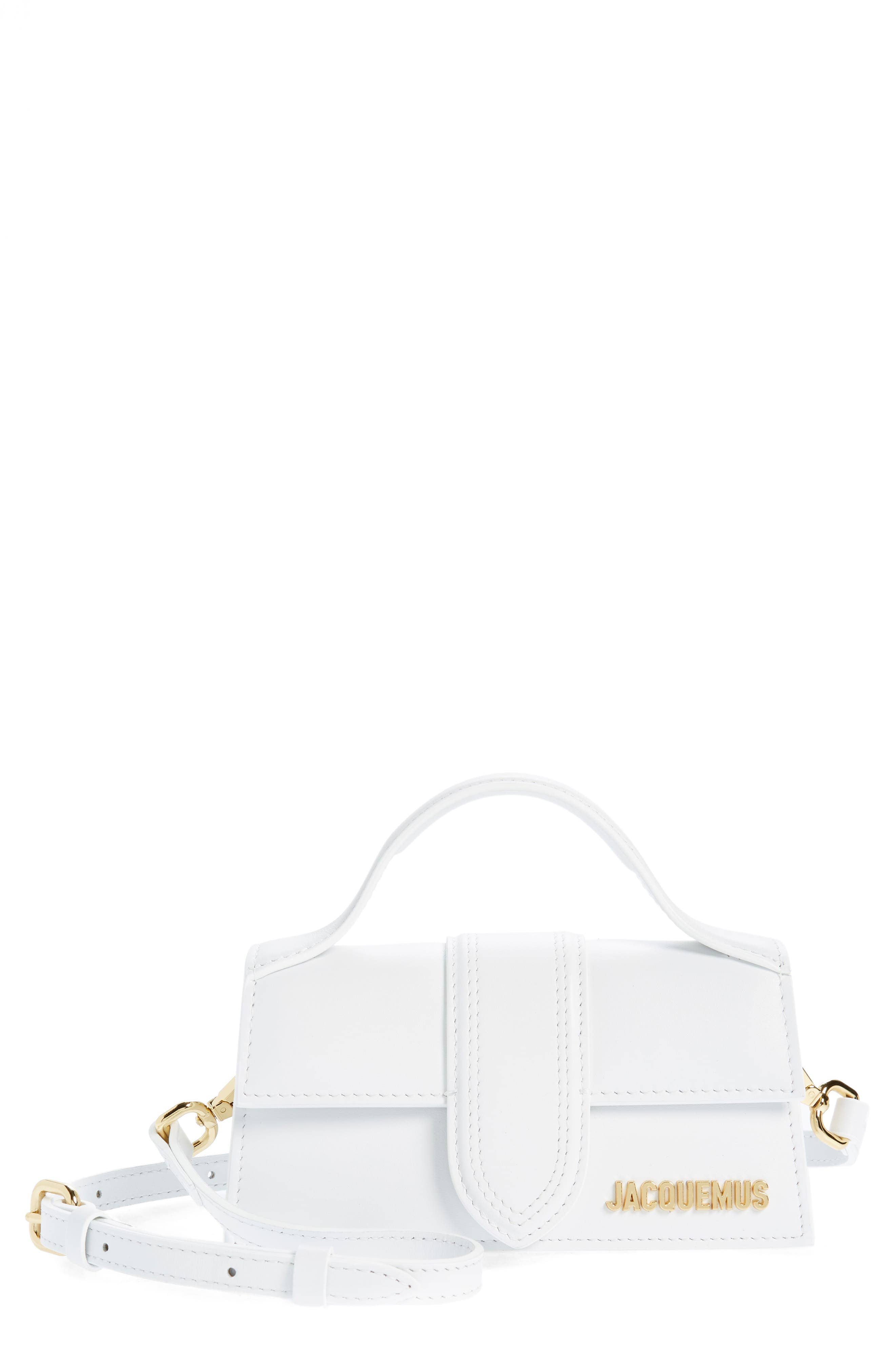 Jacquemus Le Bambino Top Handle Women's bags Standard White Smooth Leather New
