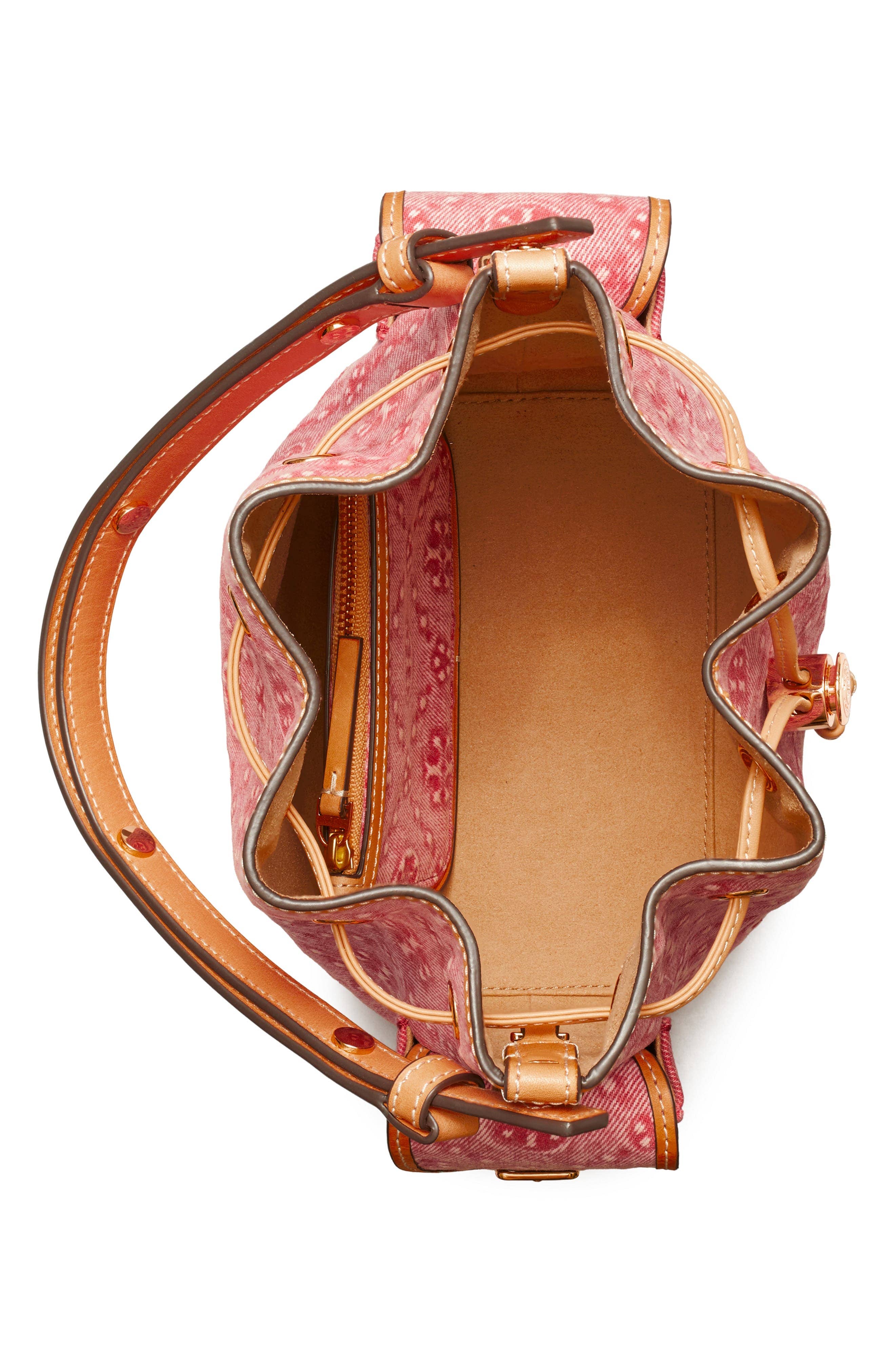 Tory Burch T Monogram Bucket Bag Women's bags Unspecified Monogram Denim New