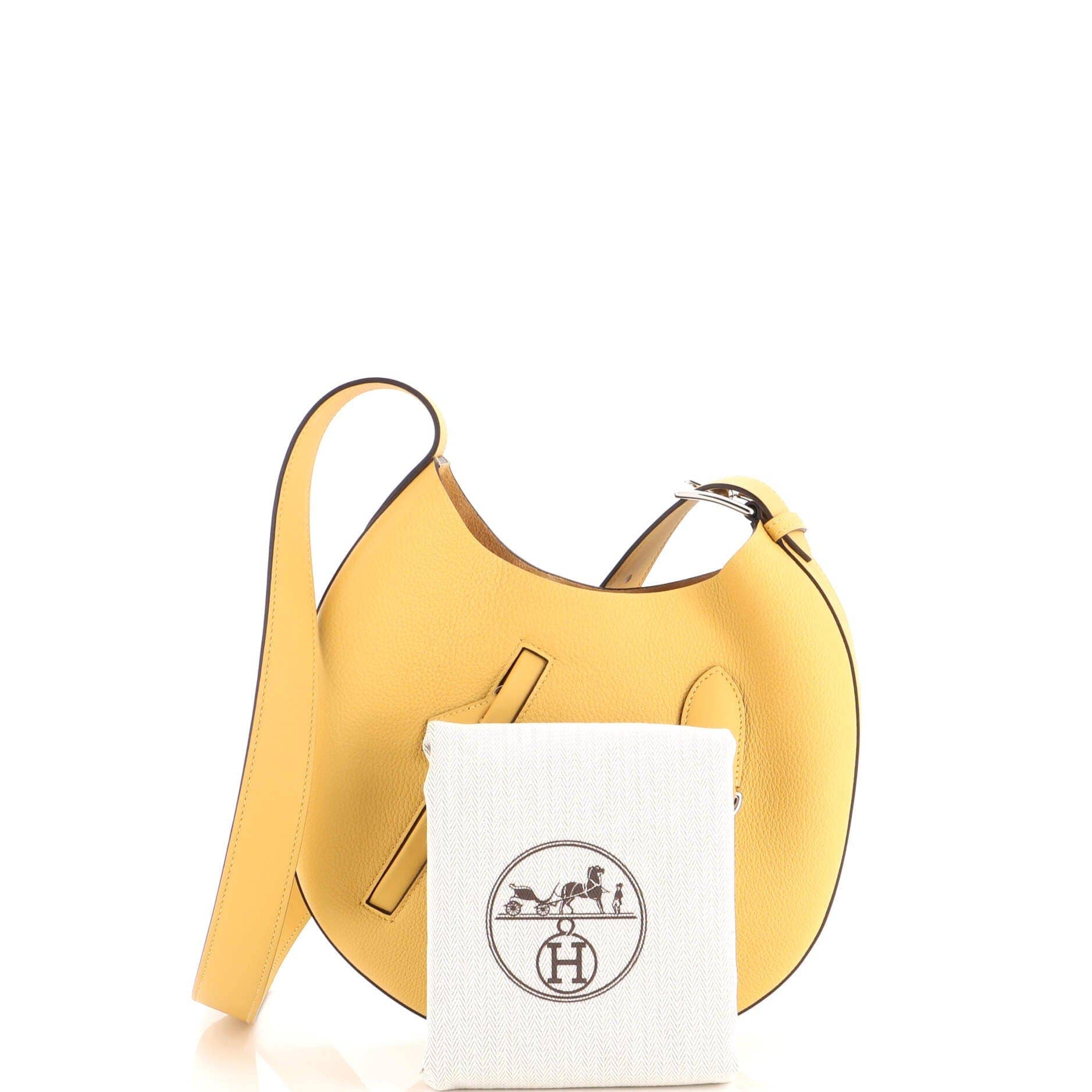 Hermès Arcon Shoulder Bag Women's bags Unspecified Togo & Swift Palladium New