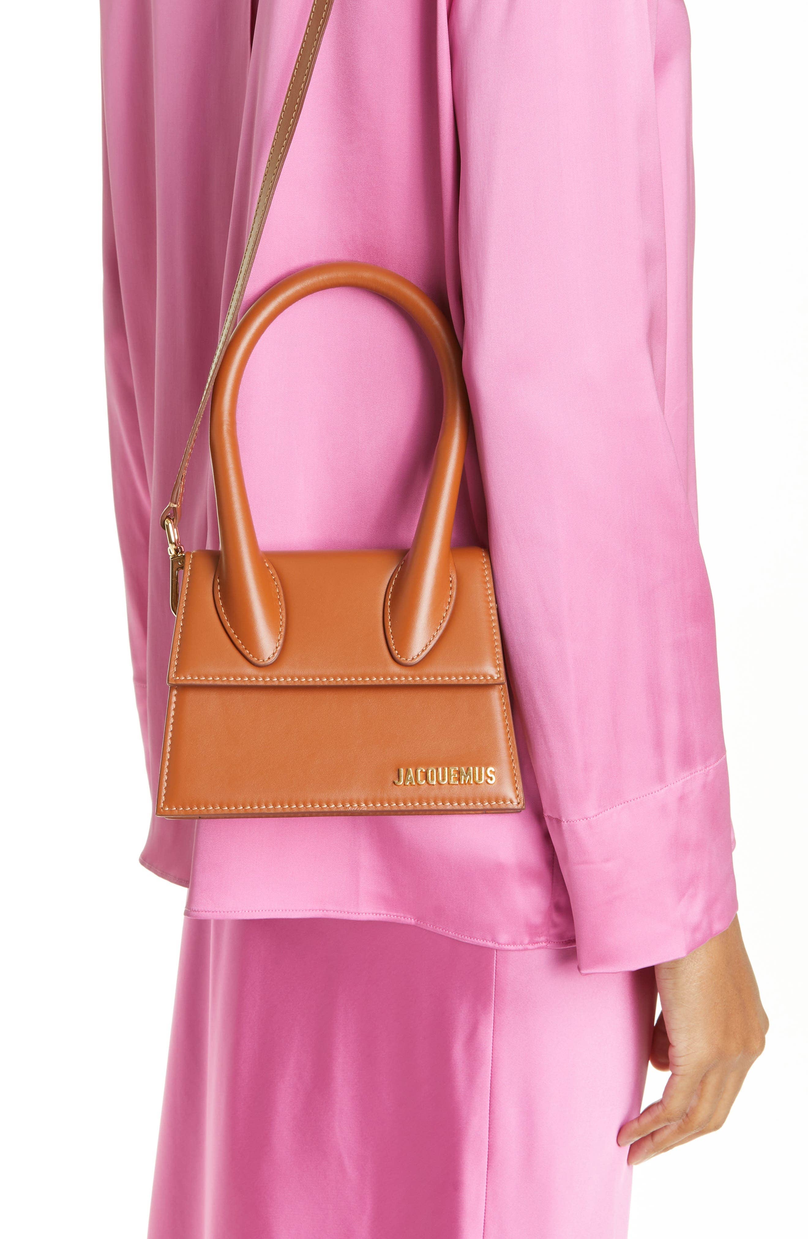 Jacquemus Le Chiquito Top Handle Women's bags Medium Green Leather New