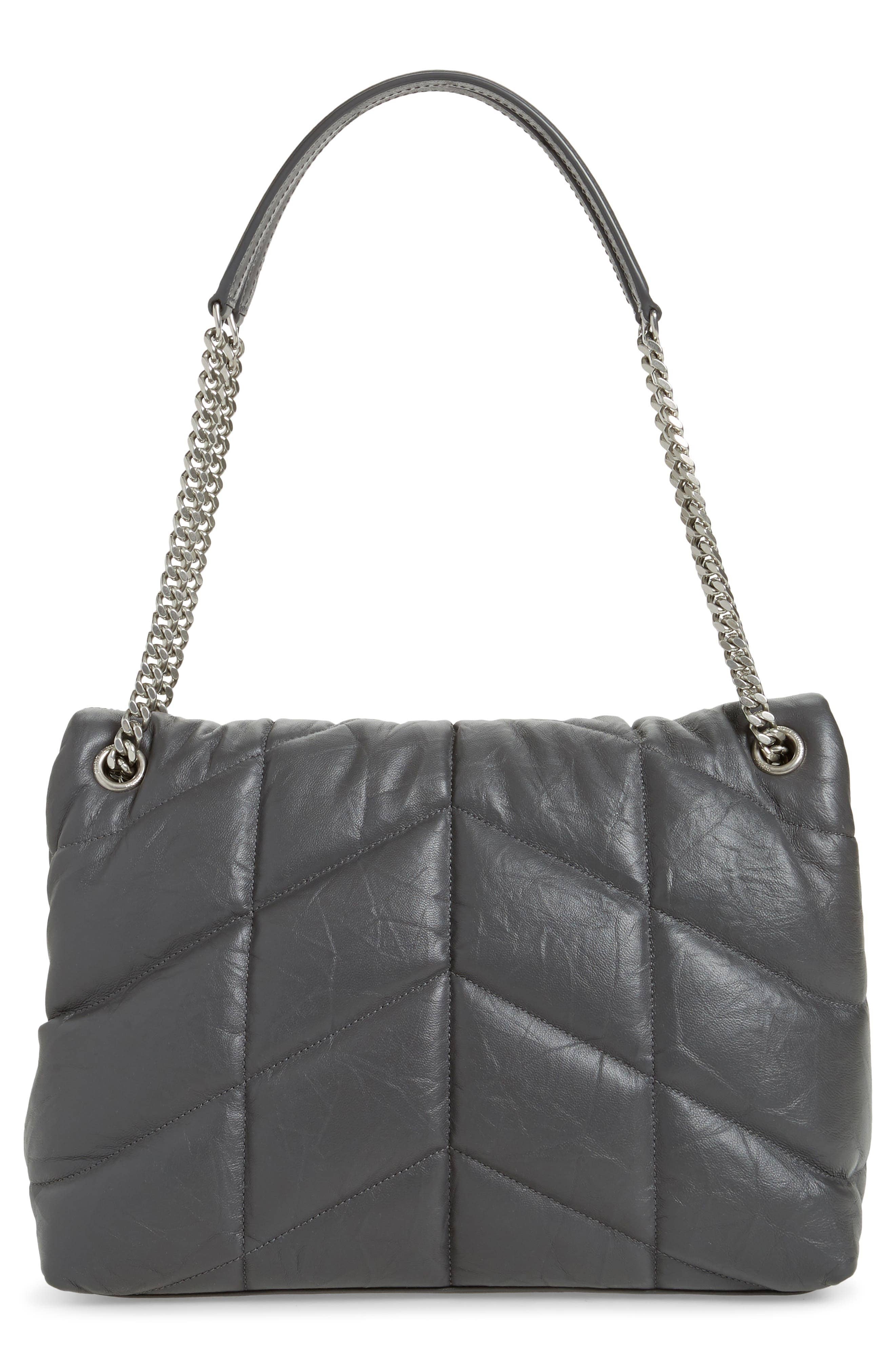 Saint Laurent Loulou Puffer Crossbody Women's bags Small Black Quilted New